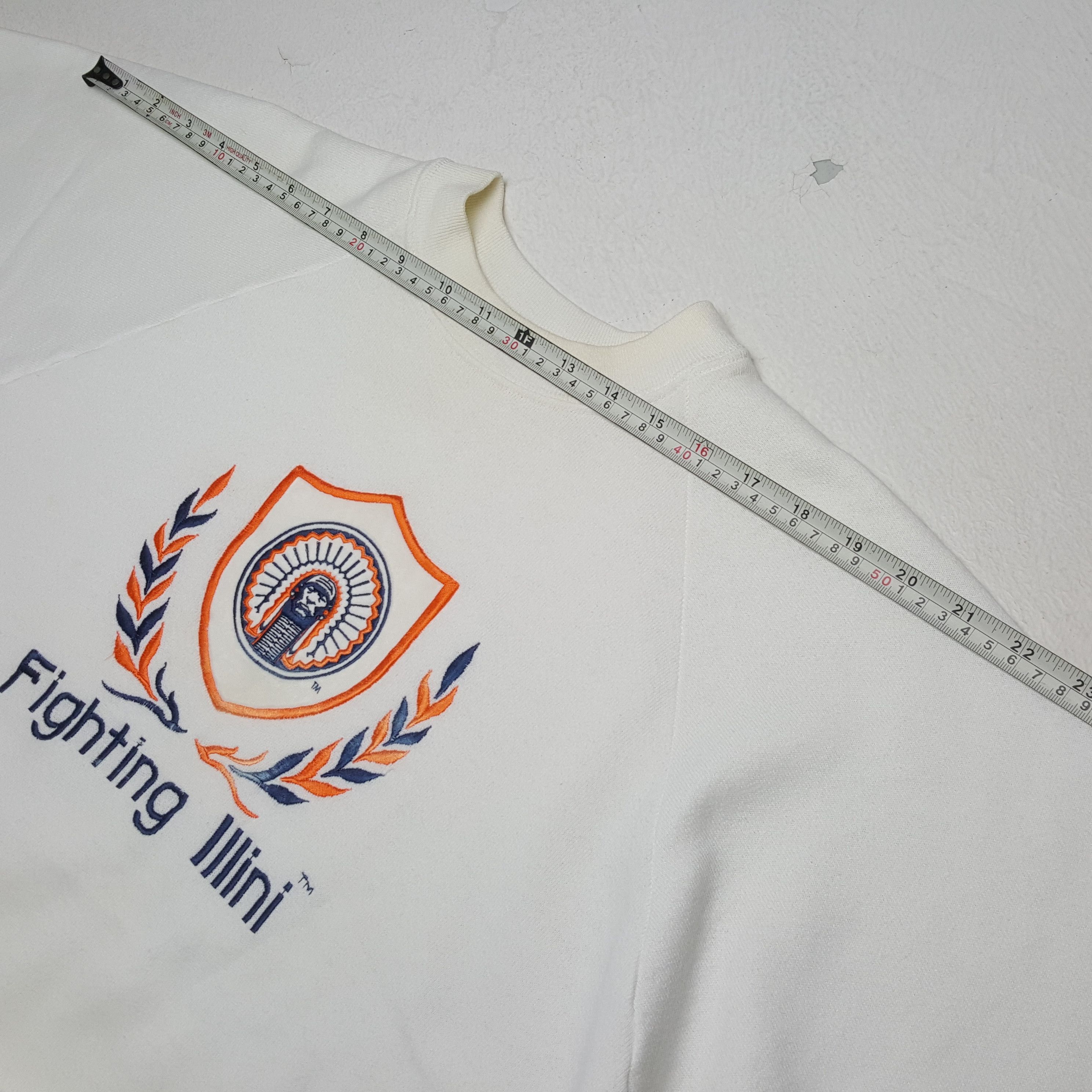 NBA × Vintage Vintage FIGHTING ILLINI American Basketball Team Sweatshirts Size US L / EU 52-54 / 3 - 4 Thumbnail