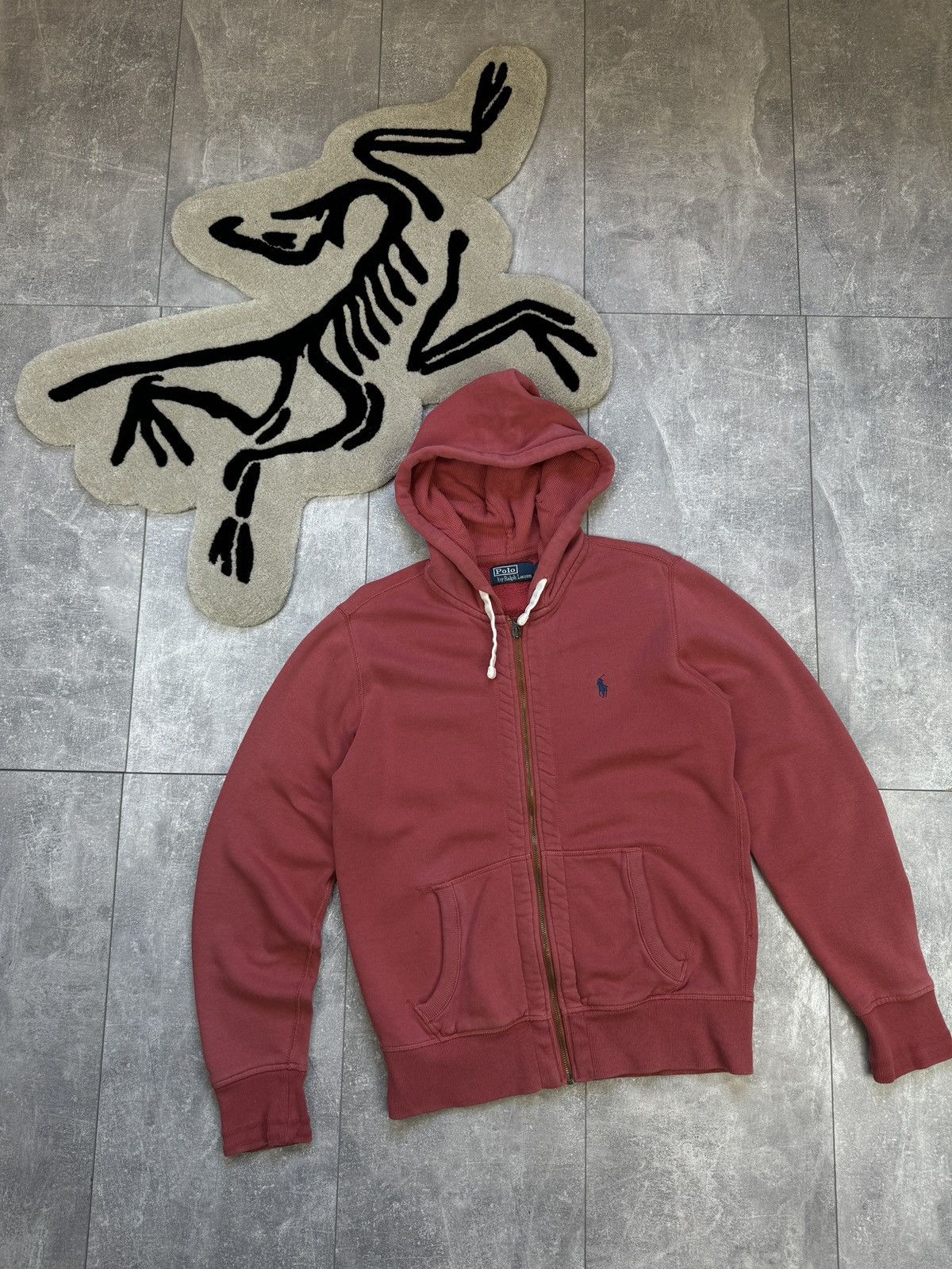 Polo Ralph Lauren Mens Vintage Polo Ralph Lauren zip hoodie pink rare rugby Size US S / EU 44-46 / 1 - 1 Thumbnail