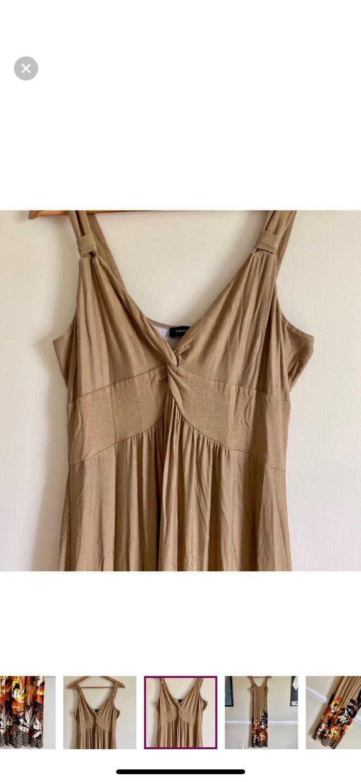 Other SPENSE LEOPARD FLORAL SLEEVELESS MAXI DRESS SIZE L Size L / US 10 / IT 46 - 5 Thumbnail