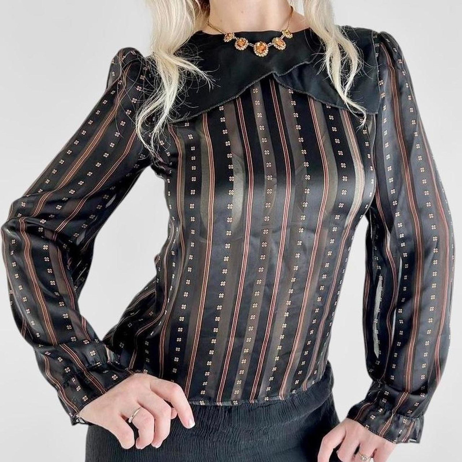 Other 80s twee whimsygoth sheer top Size M / US 6-8 / IT 42-44 - 1 Thumbnail