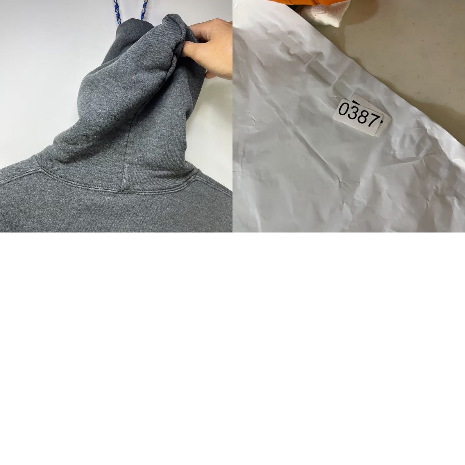Russell Athletic VINTAGE Russell Athletic Hoodie Adult Medium Gray 90s Skull Hip Hop Mens Size US M / EU 48-50 / 2 - 8 Thumbnail