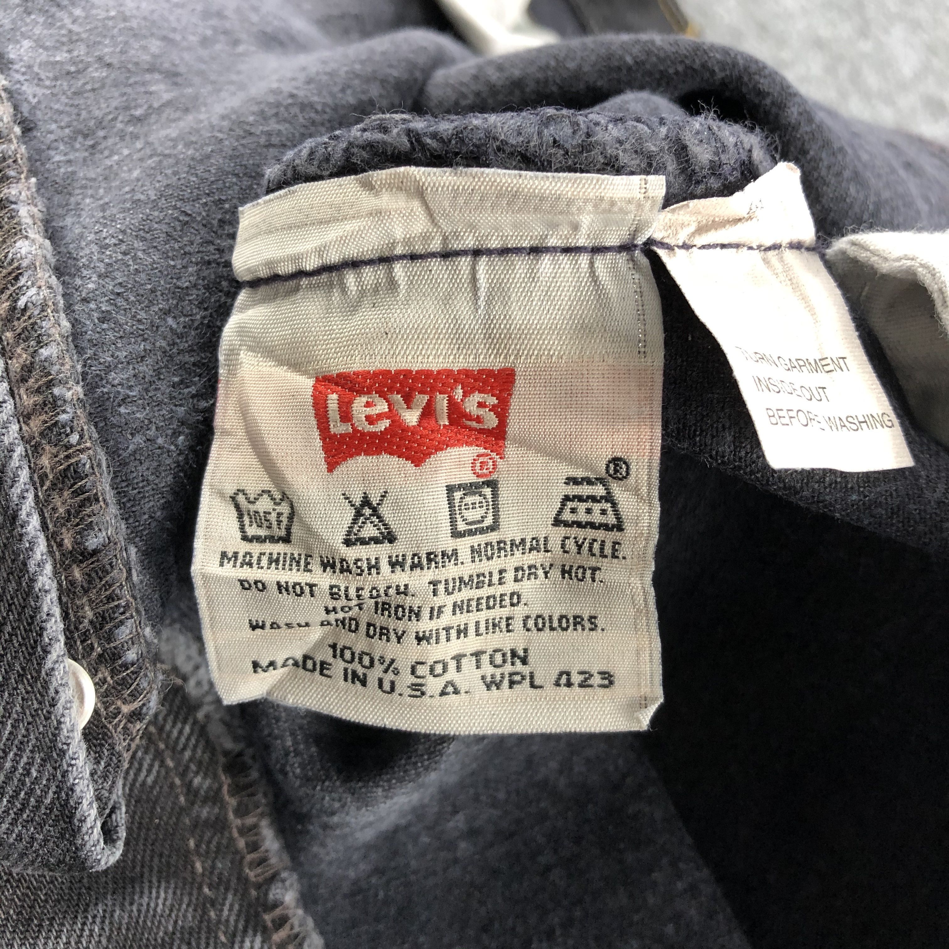 Levi's Vintage 90s Levis 501 Earth Tone Jeans-J1553 Size US 35 - 11 Thumbnail