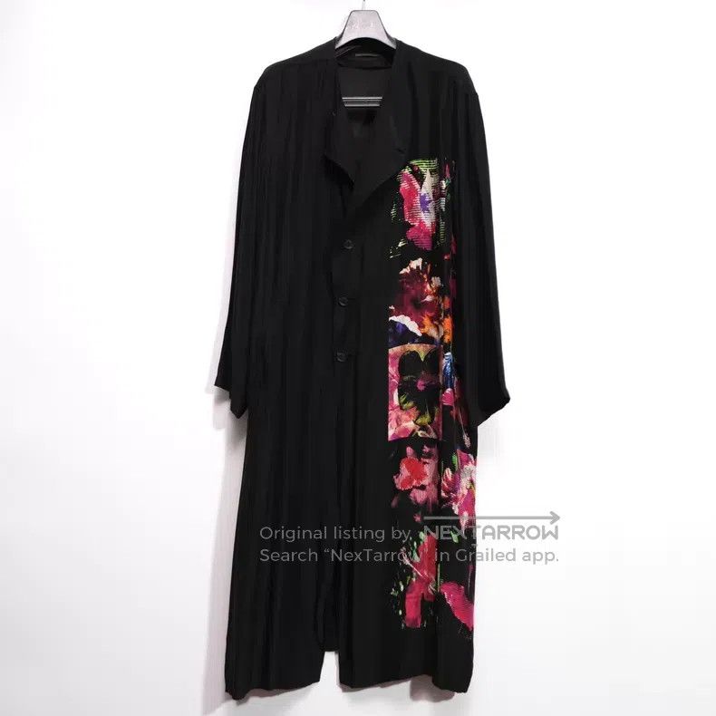Yohji Yamamoto Yohji Yamamoto 22 SS Silk Floral Pictorial Coat Size US S / EU 44-46 / 1 - 1 Thumbnail