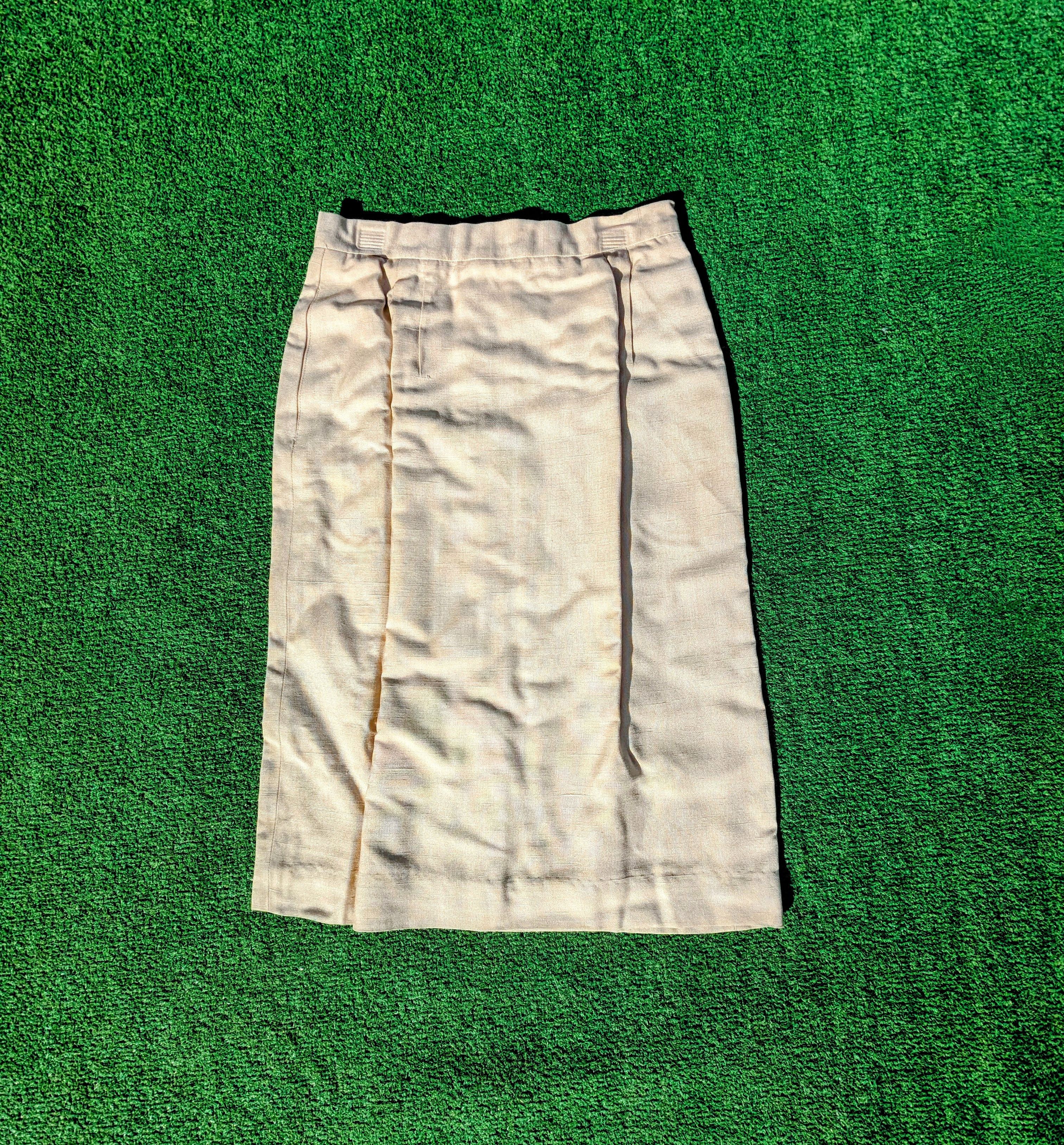 Vintage Vintage Giraffe Co Pleated A-line Maxi Hip Pockets Skirt Size 25" / US 0 / IT 36 - 5 Thumbnail