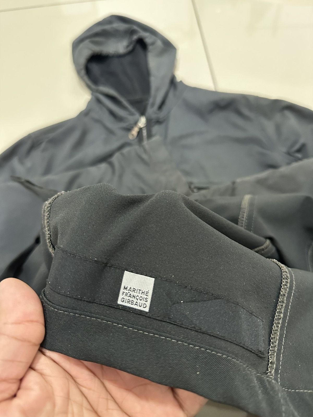 Marithe + Francois Girbaud Marithe Francois Girbaud Light Jacket Design With Hoodie Size S / US 4 / IT 40 - 3 Thumbnail