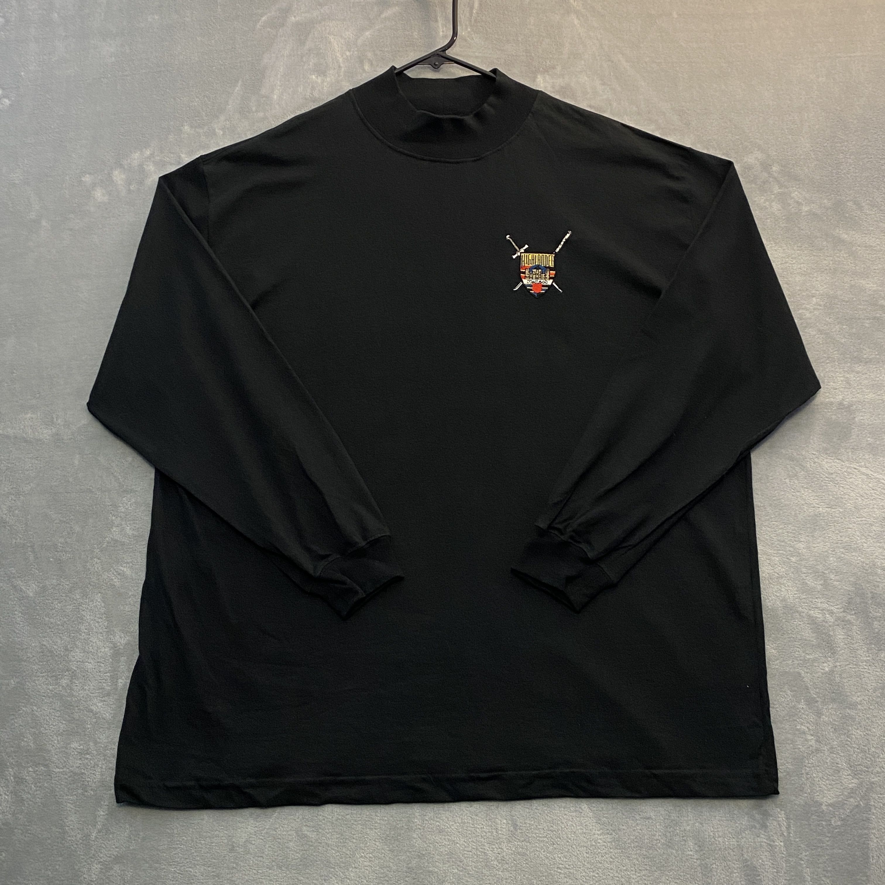 HIGHLANDER Movie Official Shirt 2XL Coat of Arms Long Sleeve