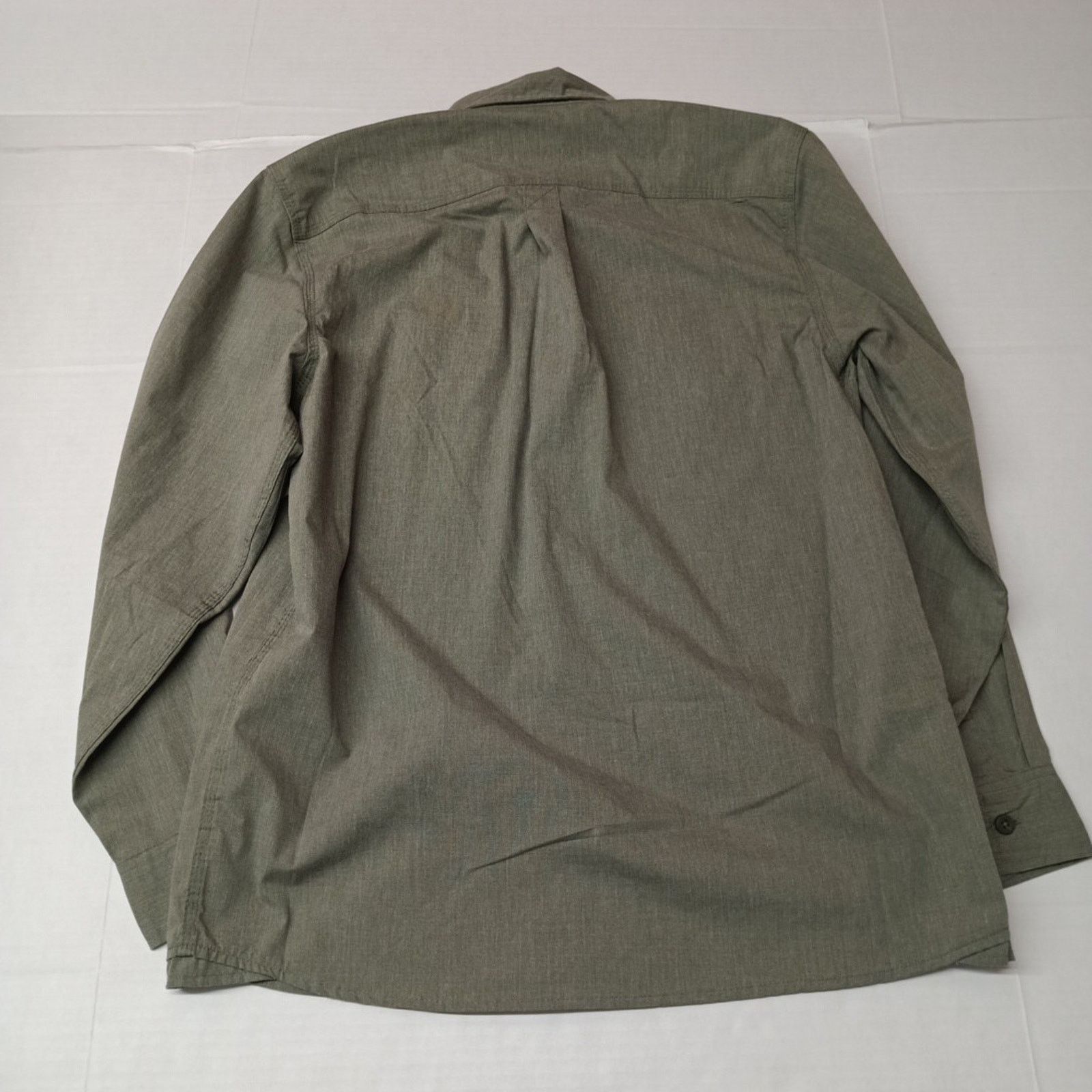 Wrangler Wrangler Big Men's Relaxed Fit Woven Shirt Size M Green Size US M / EU 48-50 / 2 - 9 Thumbnail