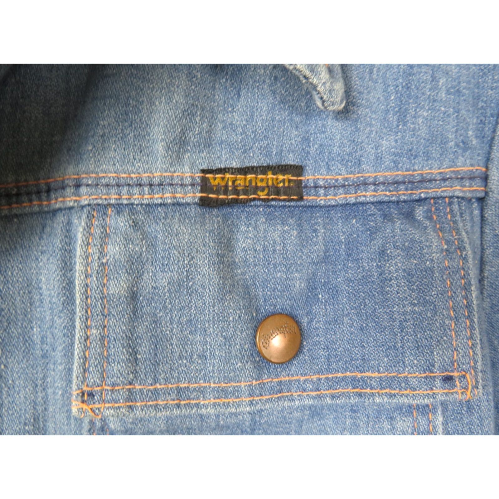 Wrangler VINTAGE Wrangler Denim Western Blazer Jacket M Women Blue 70's Western Floral? Size M / US 6-8 / IT 42-44 - 6 Thumbnail