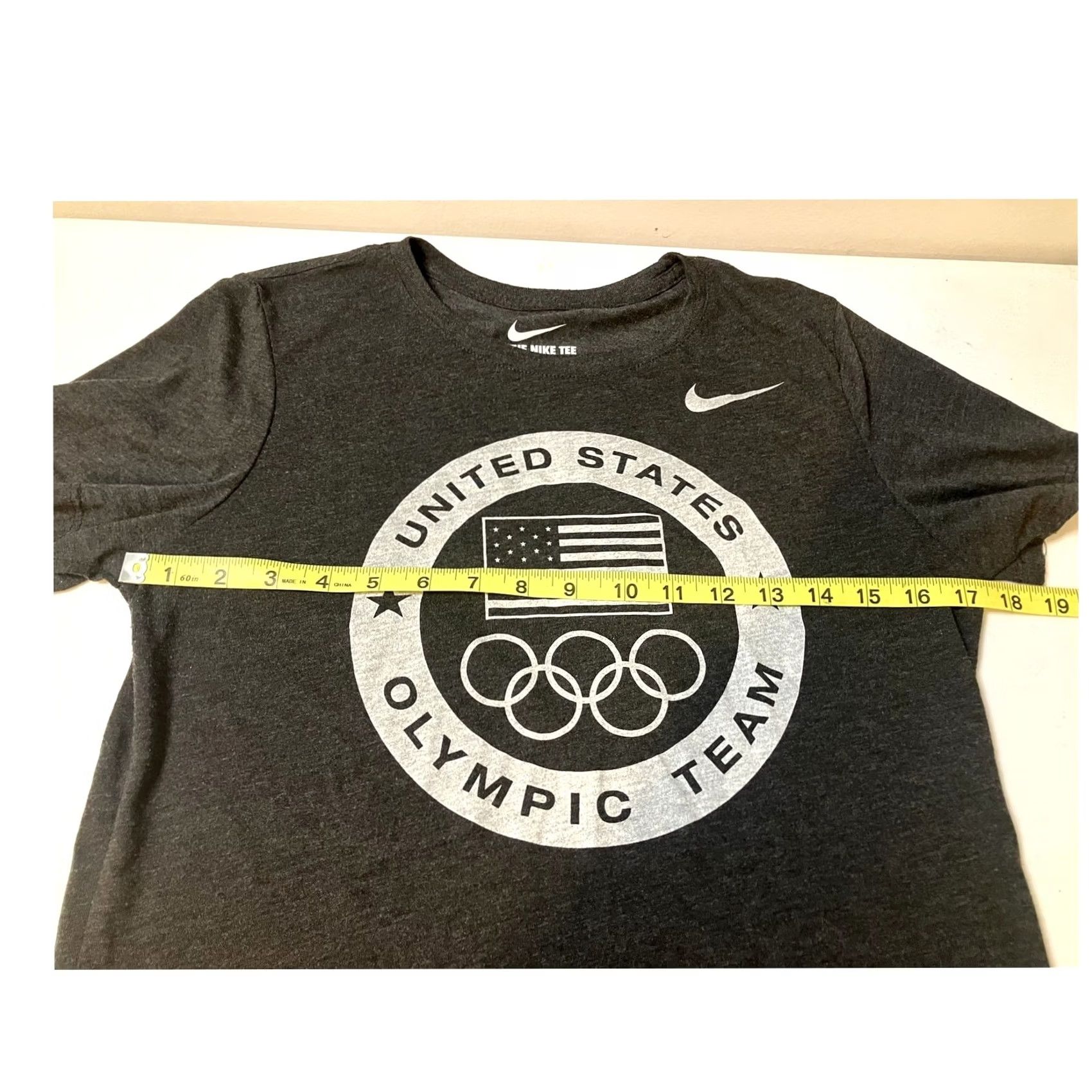 Nike Nike United States Olympic Team Gray Short Sleeve T Shirt Womens M Dri Fit Size M / US 6-8 / IT 42-44 - 6 Thumbnail