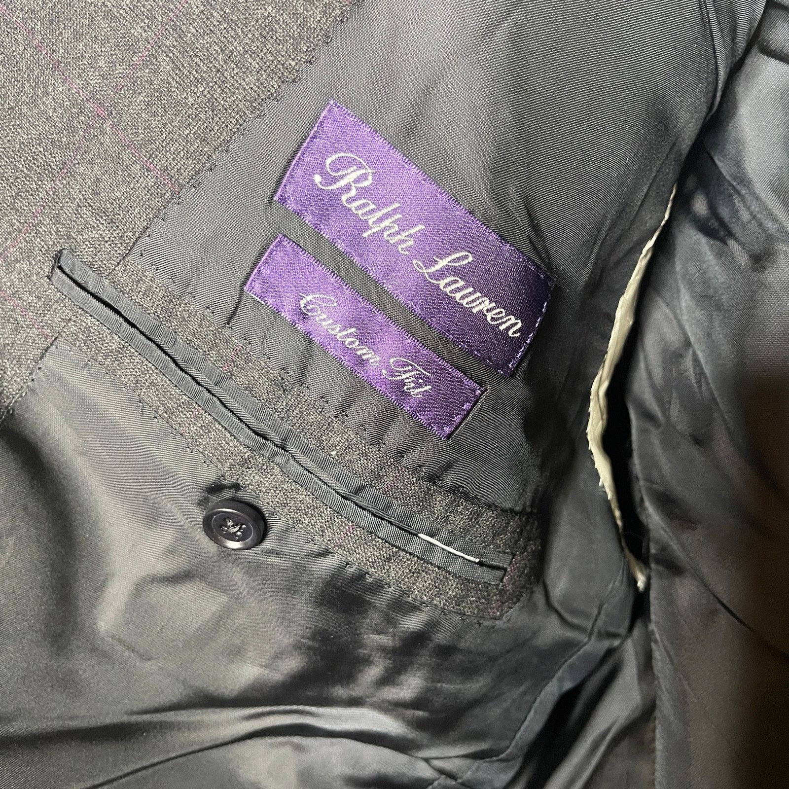 Ralph Lauren Purple Label Ralph Lauren Purple Label grey 100% wool 46R Size 46R - 2 Thumbnail