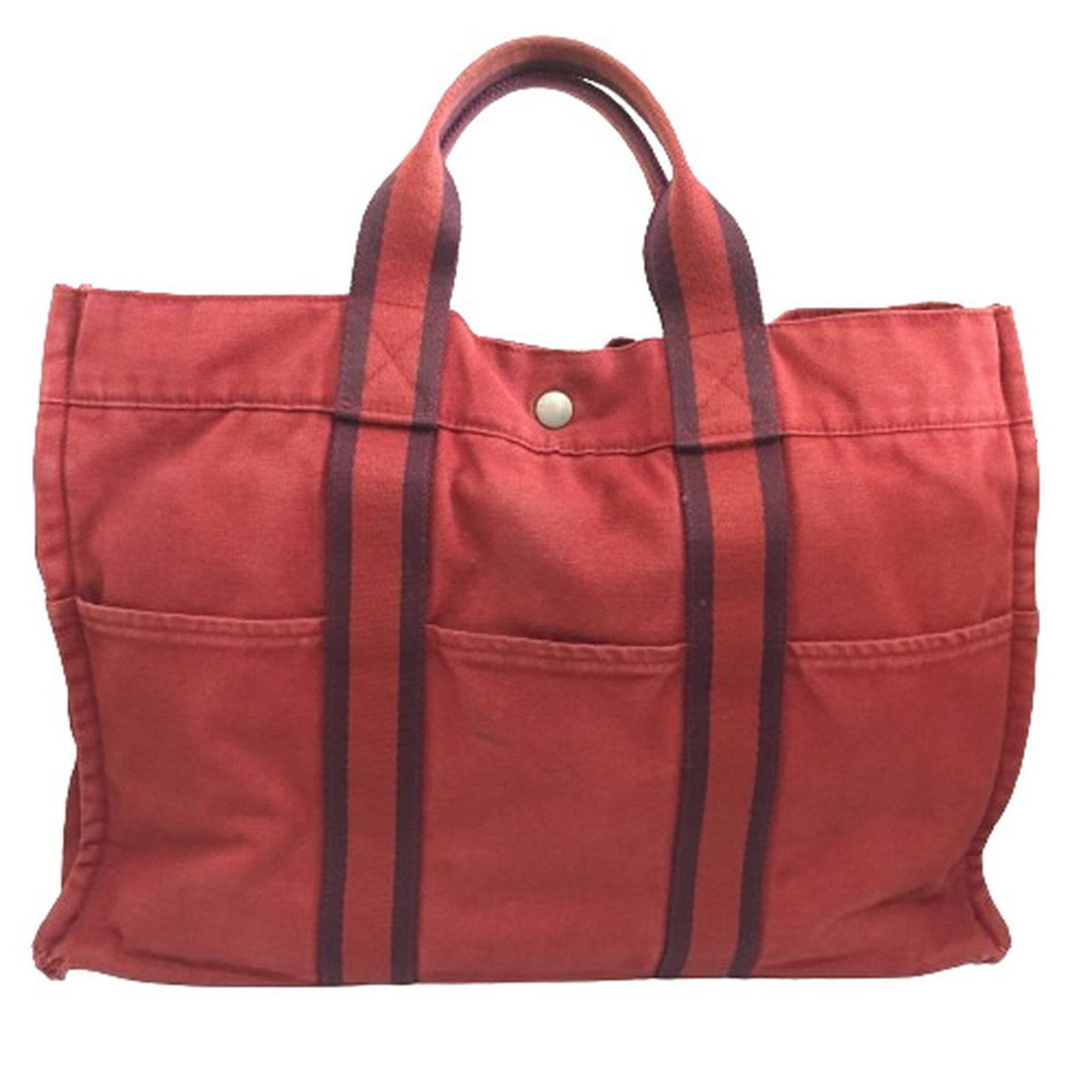image of Hermes Tote in Burgundy, Women's