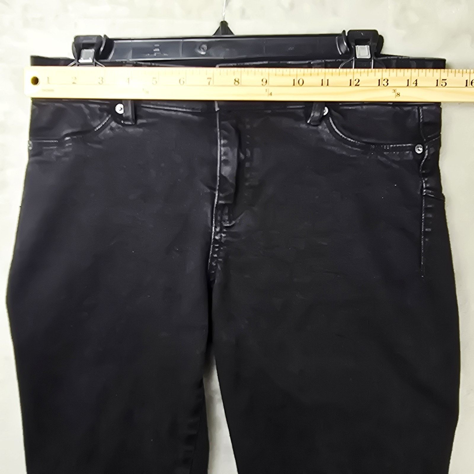 Juicy Couture Juicy Couture Capri Jeans Women Size 8 Black Strech 30x22 Size 30" / US 8 / IT 44 - 10 Thumbnail