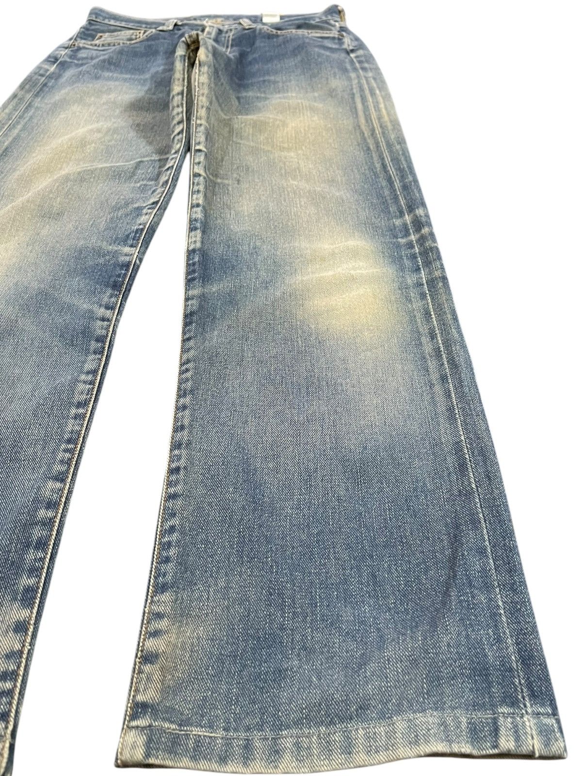 Le Grande Bleu (L.G.B.) Vintage Japanese Brand Mudwash Faded Denim Size US 30 / EU 46 - 4 Thumbnail