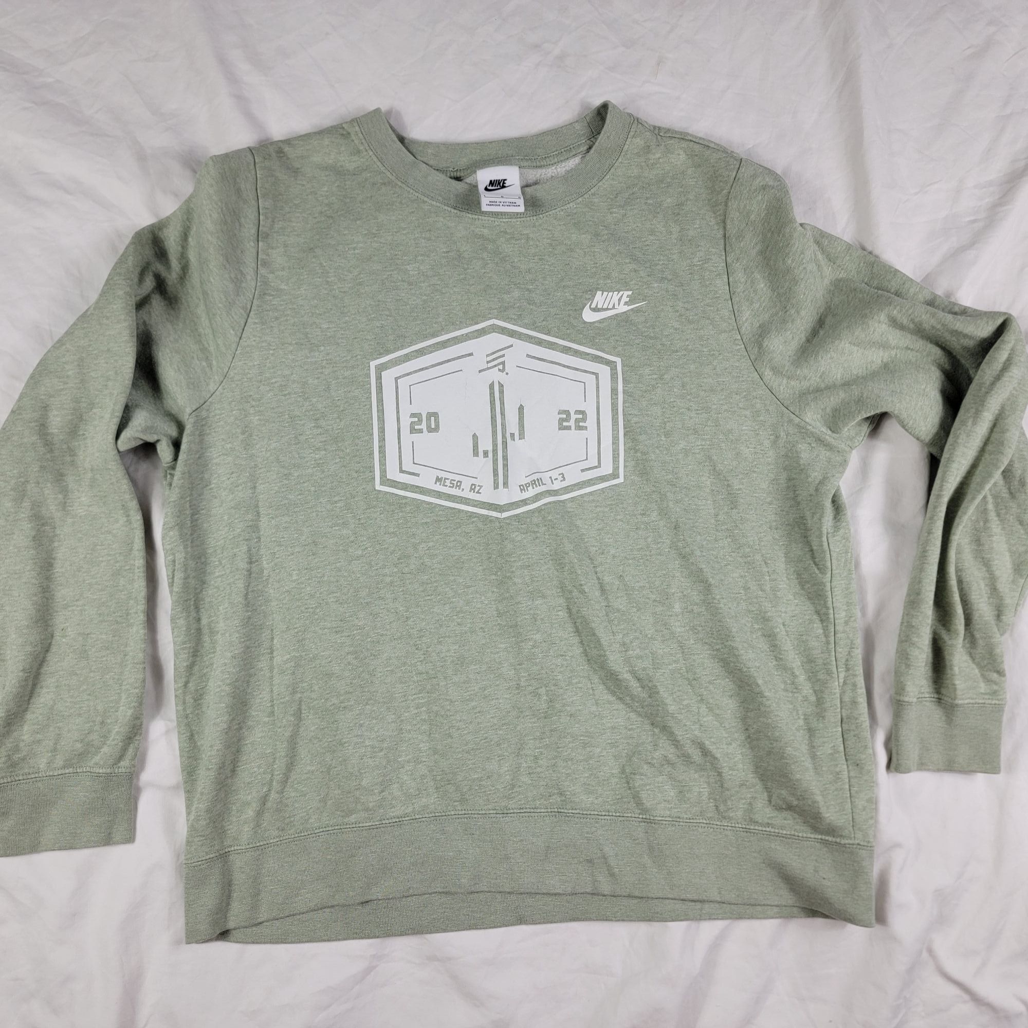 Nike Nike Adults Large Green Pullover Sweater Mesa Arizona 1 - 3 Size US L / EU 52-54 / 3 - 1 Thumbnail