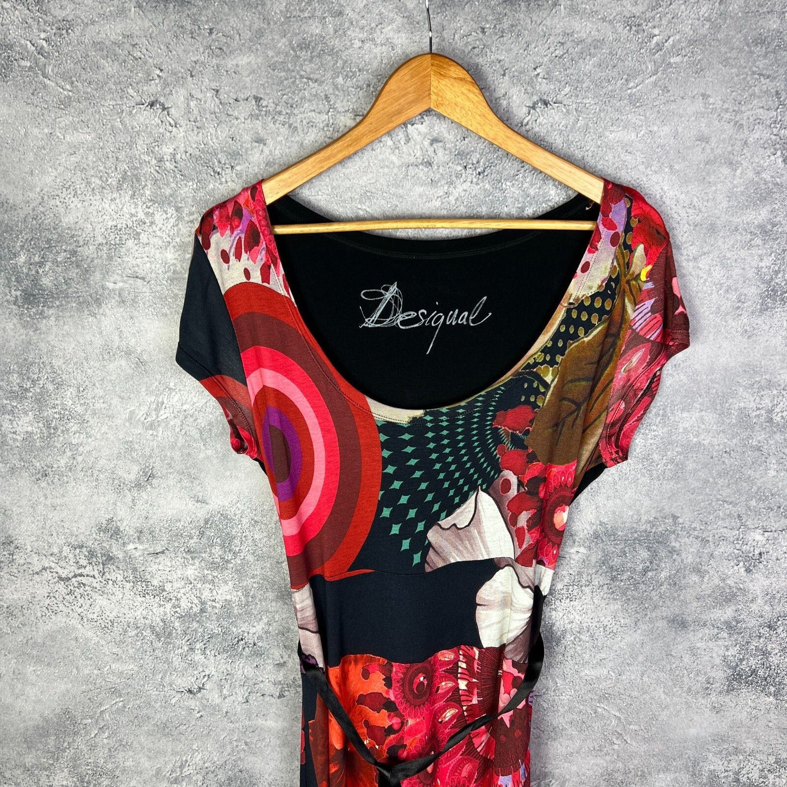 Desigual Desigual Dress Women's Size XL Multicolor Short Sleeve ` Size XL / US 12-14 / IT 48-50 - 2 Thumbnail