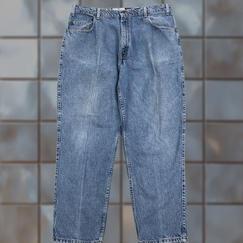 Levi's Levi's 545 Loose Fit Jeans 38x30 Men Denim Blue 5-Pocket Zipper Button Levi’s Vintage 90s Casual Classic Mens Size US 40 / EU 56 - 1 Thumbnail