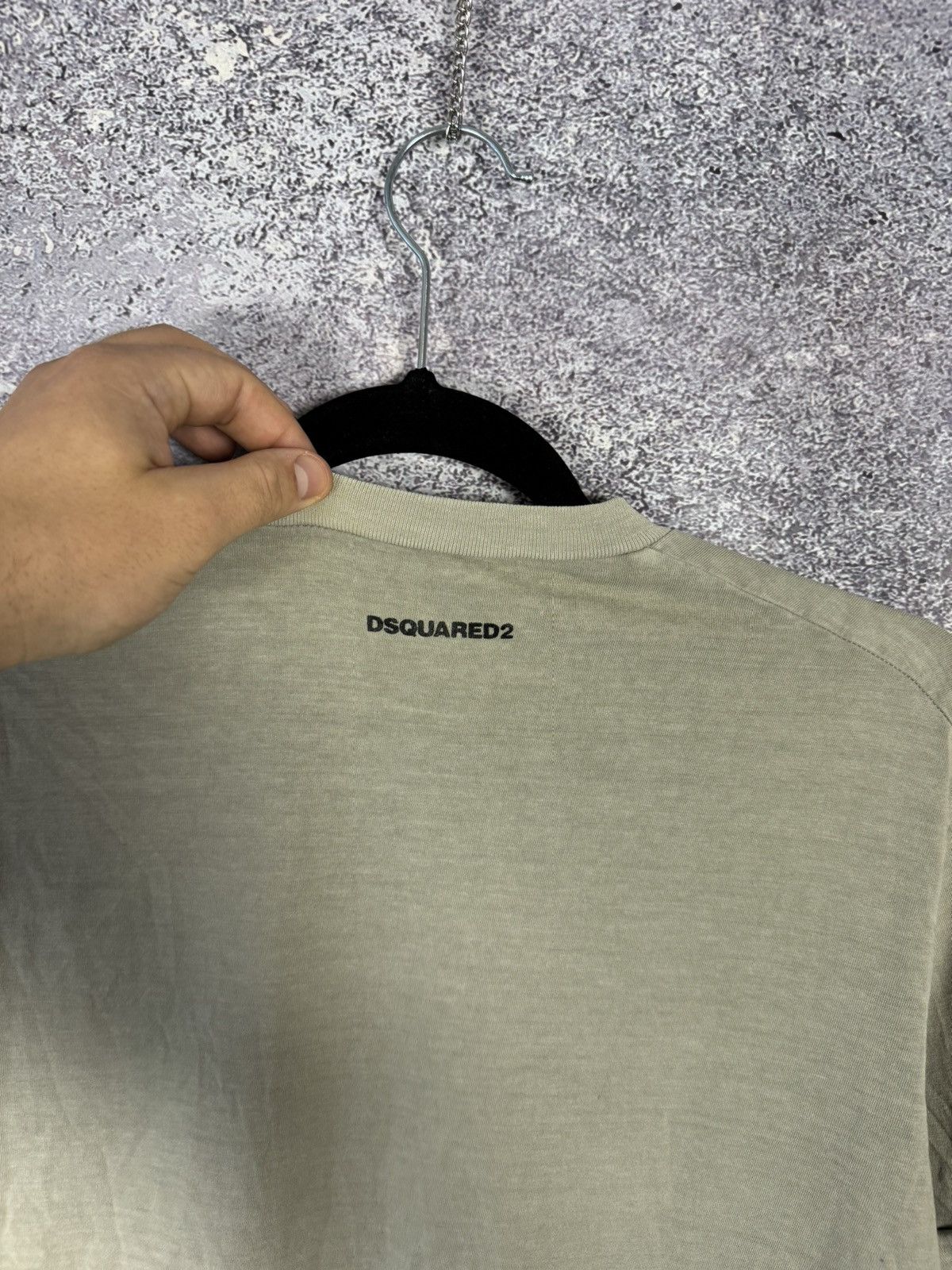 Dsquared2 DSQUARED2 T-Shirt Nevada Print Beige Small Men’s Size US S / EU 44-46 / 1 - 15 Thumbnail