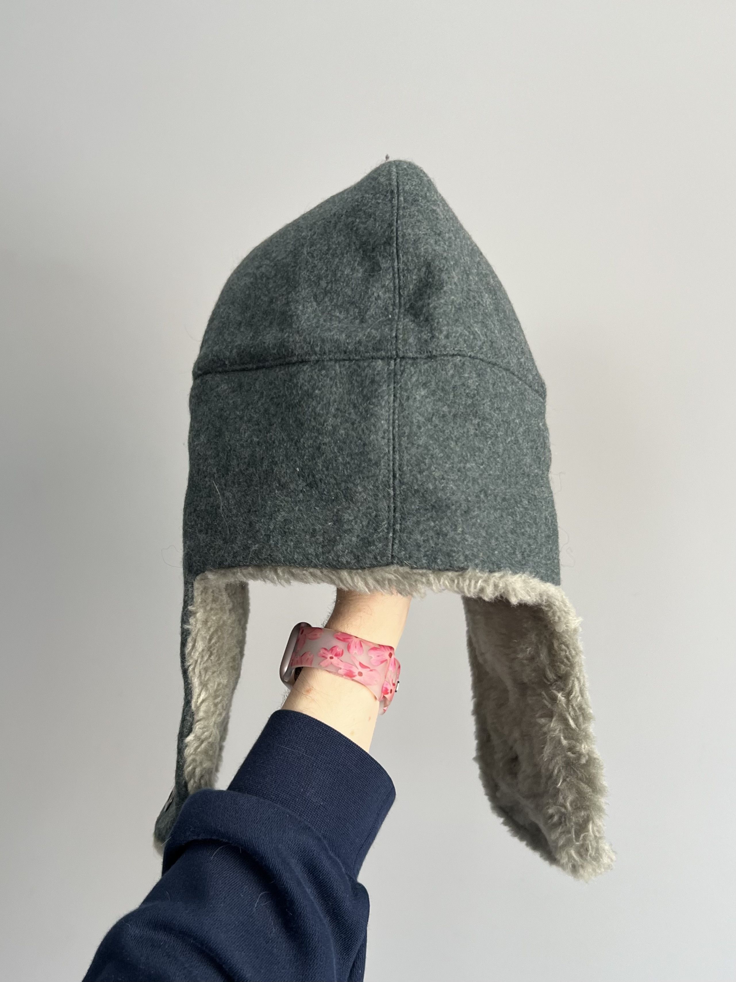 Vintage Vintage 90s Military Ushanka Trapper Hat German Army Size ONE SIZE - 5 Thumbnail