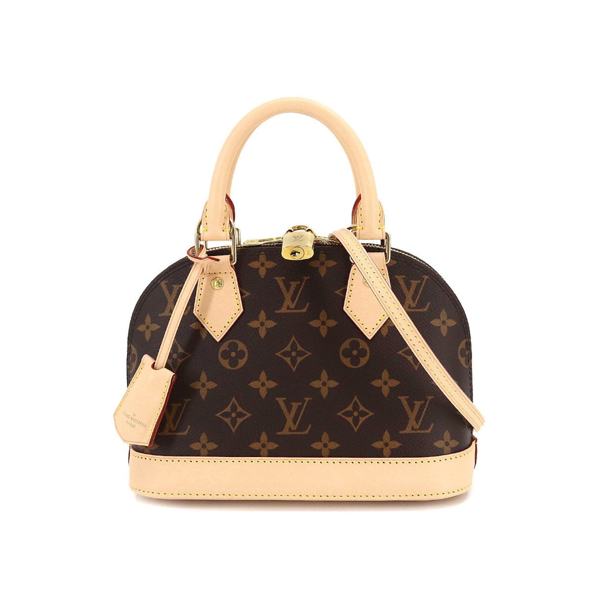 Authenticated Used Louis Vuitton M53152 Alma BB Monogram Handbag Canvas  Ladies 