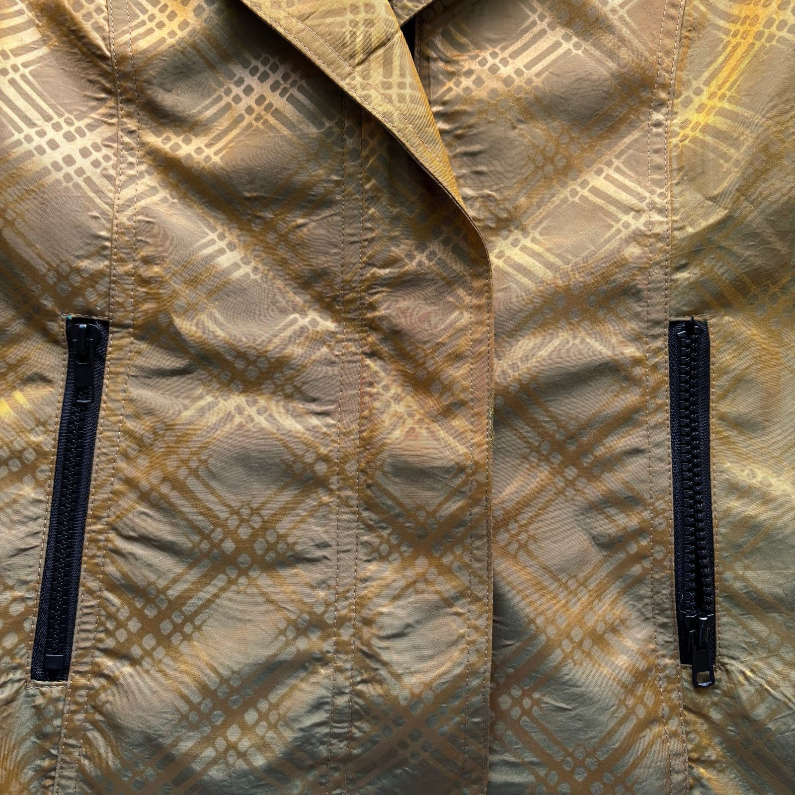 Other J. Richards Gold Toned Plaid Zip Iridescent Jacket Size 8 Size M / US 6-8 / IT 42-44 - 6 Thumbnail