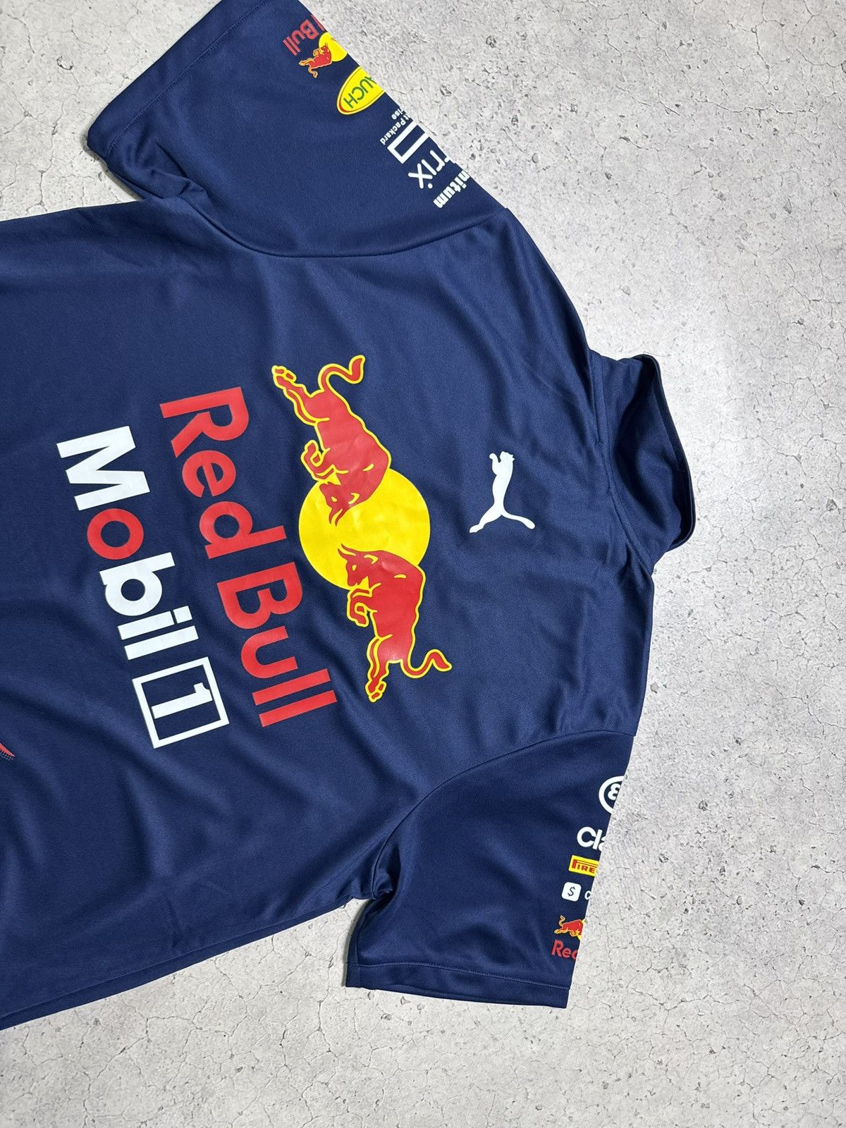 Puma Puma Red Bull Racing Vintage Polo Shirt Navy Size US S / EU 44-46 / 1 - 8 Thumbnail