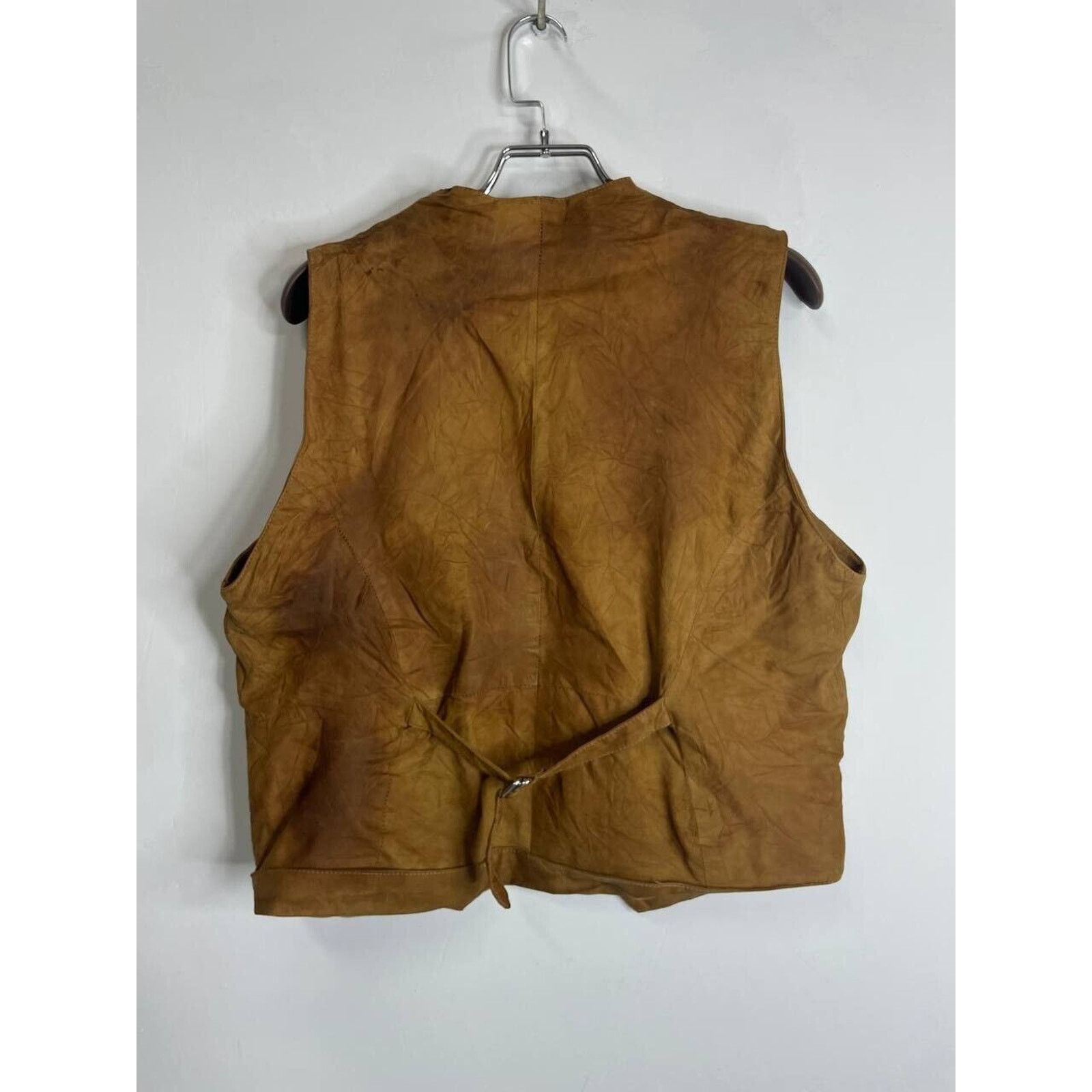 Vintage Men’s Vintage Suede Leather Vest Western Cowboy Waistcoat Size US M / EU 48-50 / 2 - 8 Thumbnail