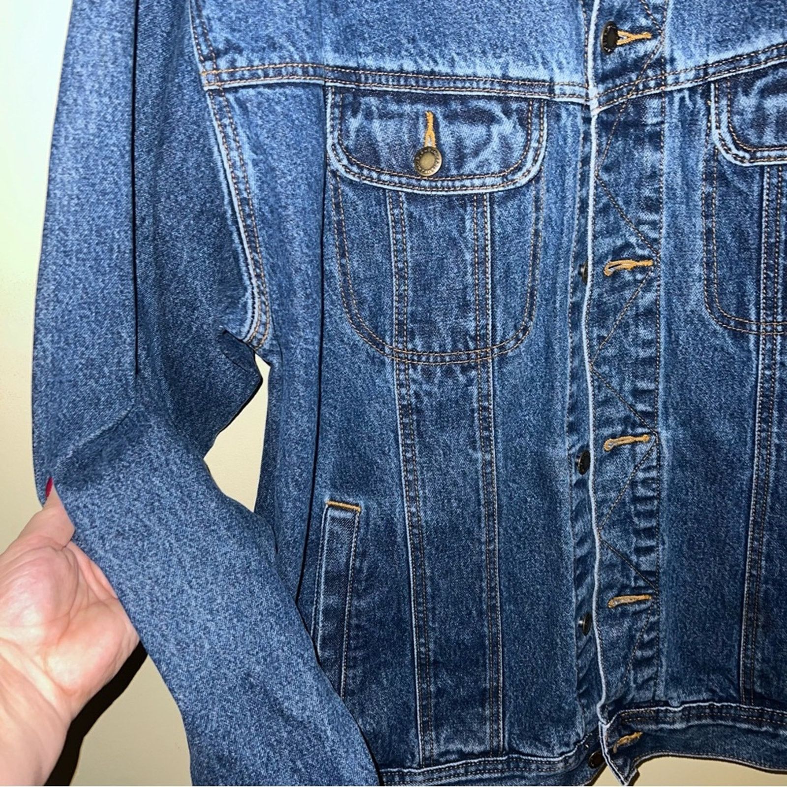 Wrangler VINTAGE WRANGLER Rugged Wear dark wash denim jean jacket 2X Size US XXL / EU 58 / 5 - 3 Thumbnail