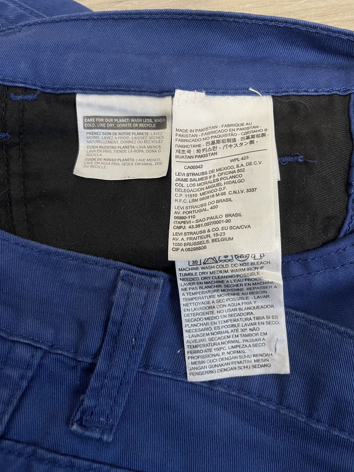 Levi's × Vintage Levi’s 511 casual pants blue men’s 32 Size US 32 / EU 48 - 7 Thumbnail