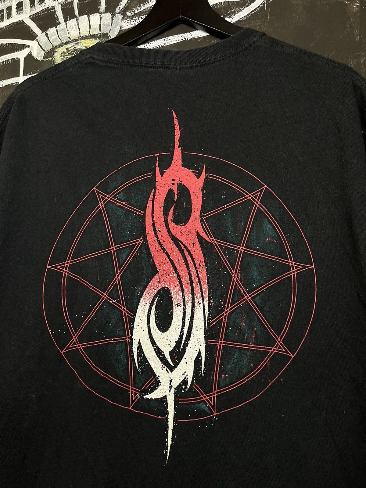 Band Tees × Slipknot × Vintage Vintage Slipknot Band Metal Black Tee T-shirt Size US L / EU 52-54 / 3 - 6 Thumbnail