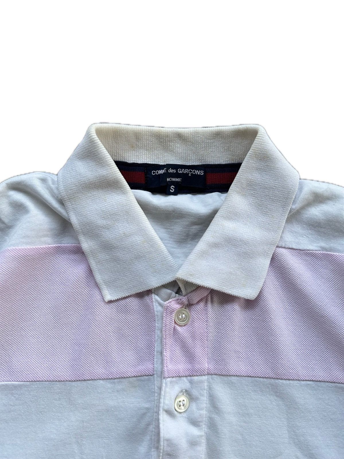 Comme des Garcons Comme des Garcons Oversize Pink Polo Shirt Size US S / EU 44-46 / 1 - 3 Thumbnail