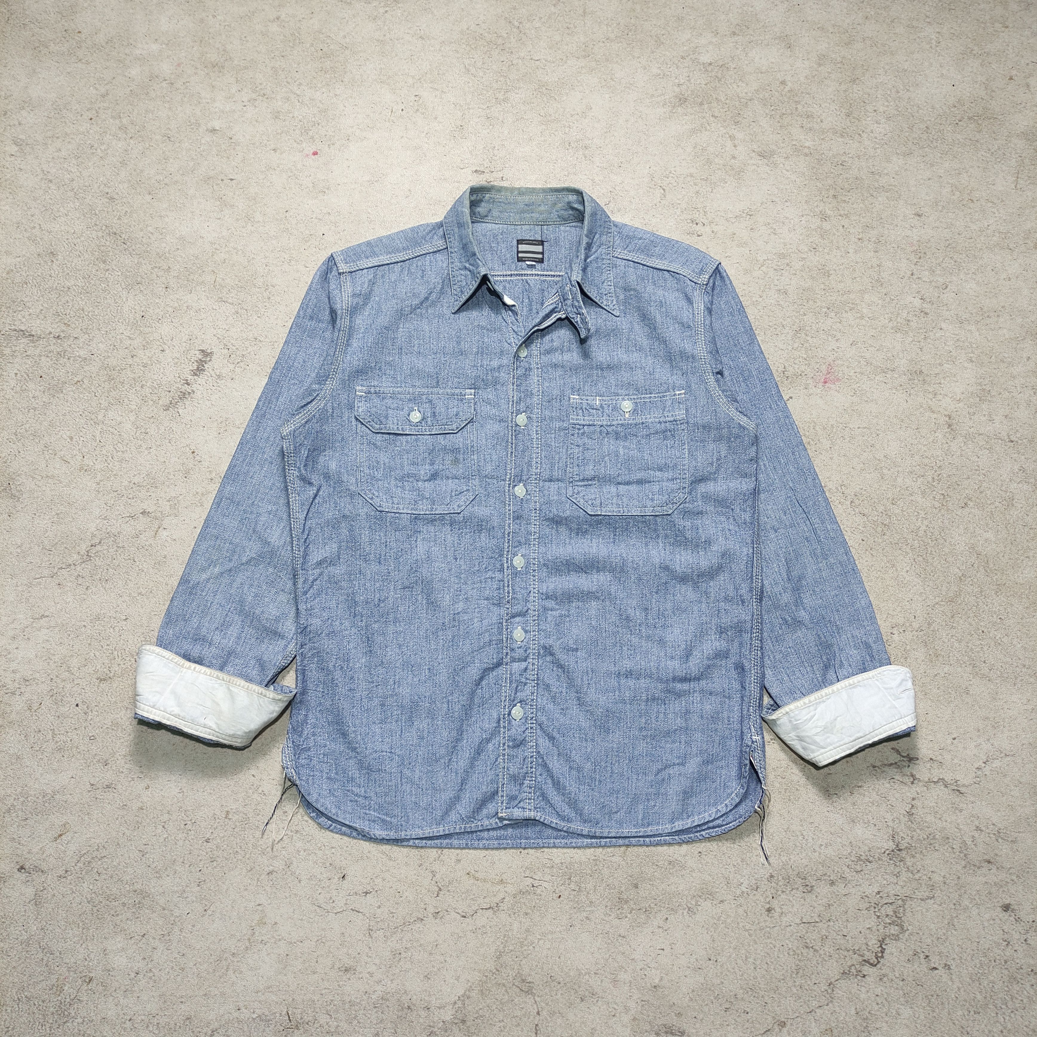 Momotaro Jeans Momotaro Chambray Shirt — Japan Made Size US M / EU 48-50 / 2 - 3 Thumbnail