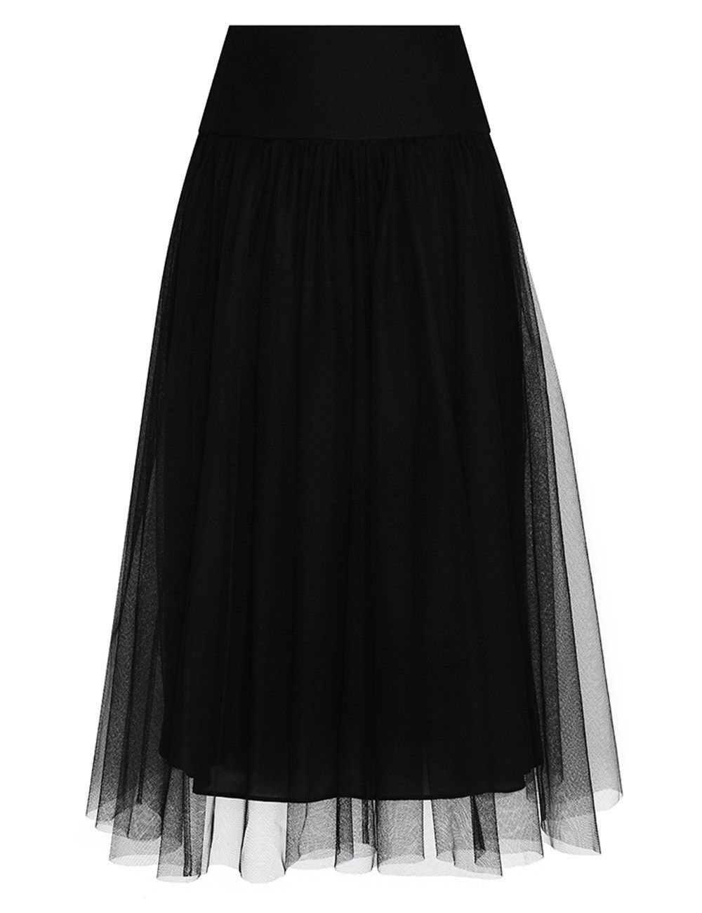 Zimmermann oc11z0425 Tulle Skirt in Black Size 27" / US 4 / IT 40 - 1 Thumbnail