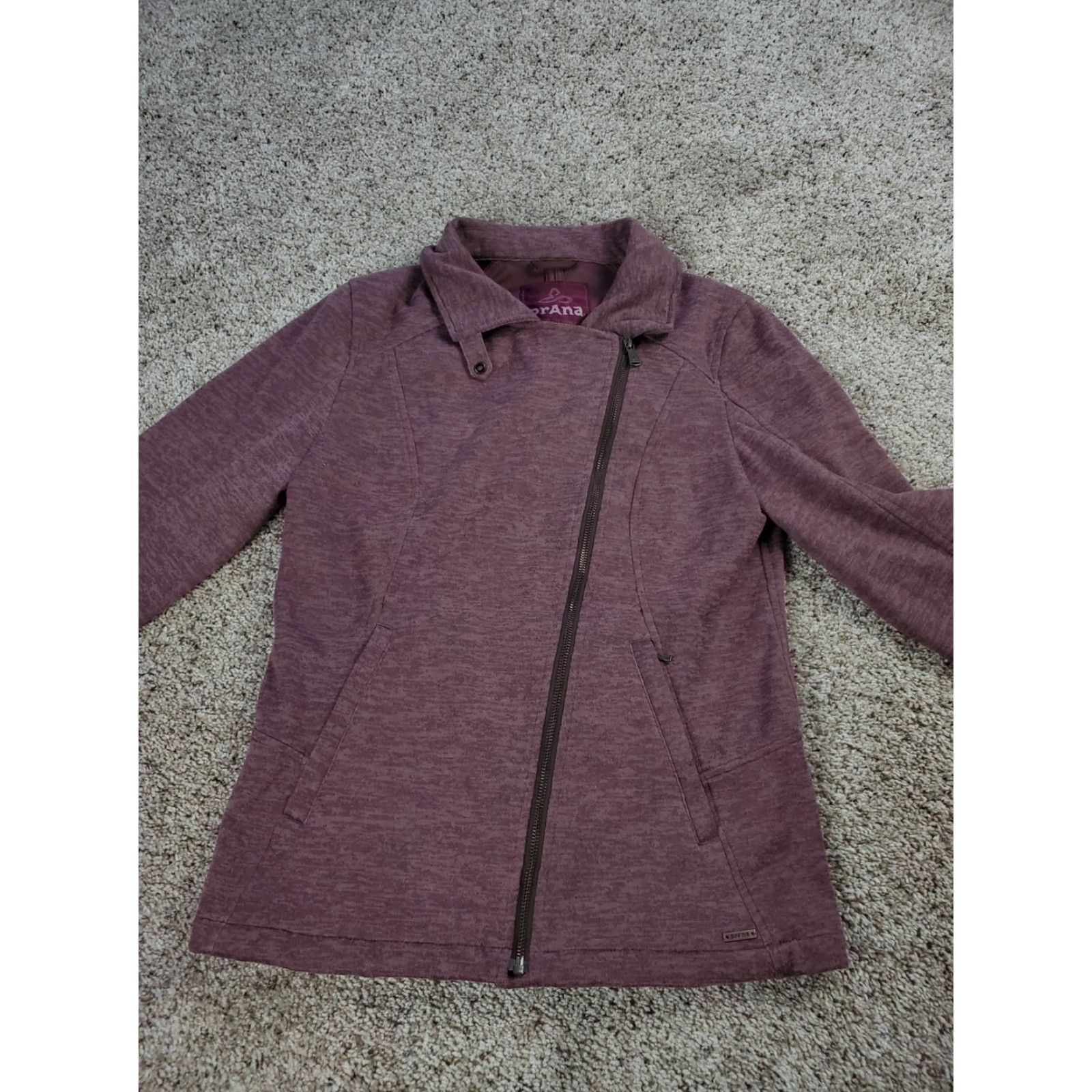 Prana prAna Marabelle Softshell Jacket Small Womens Purple Full Zip Pockets Size S / US 4 / IT 40 - 3 Thumbnail