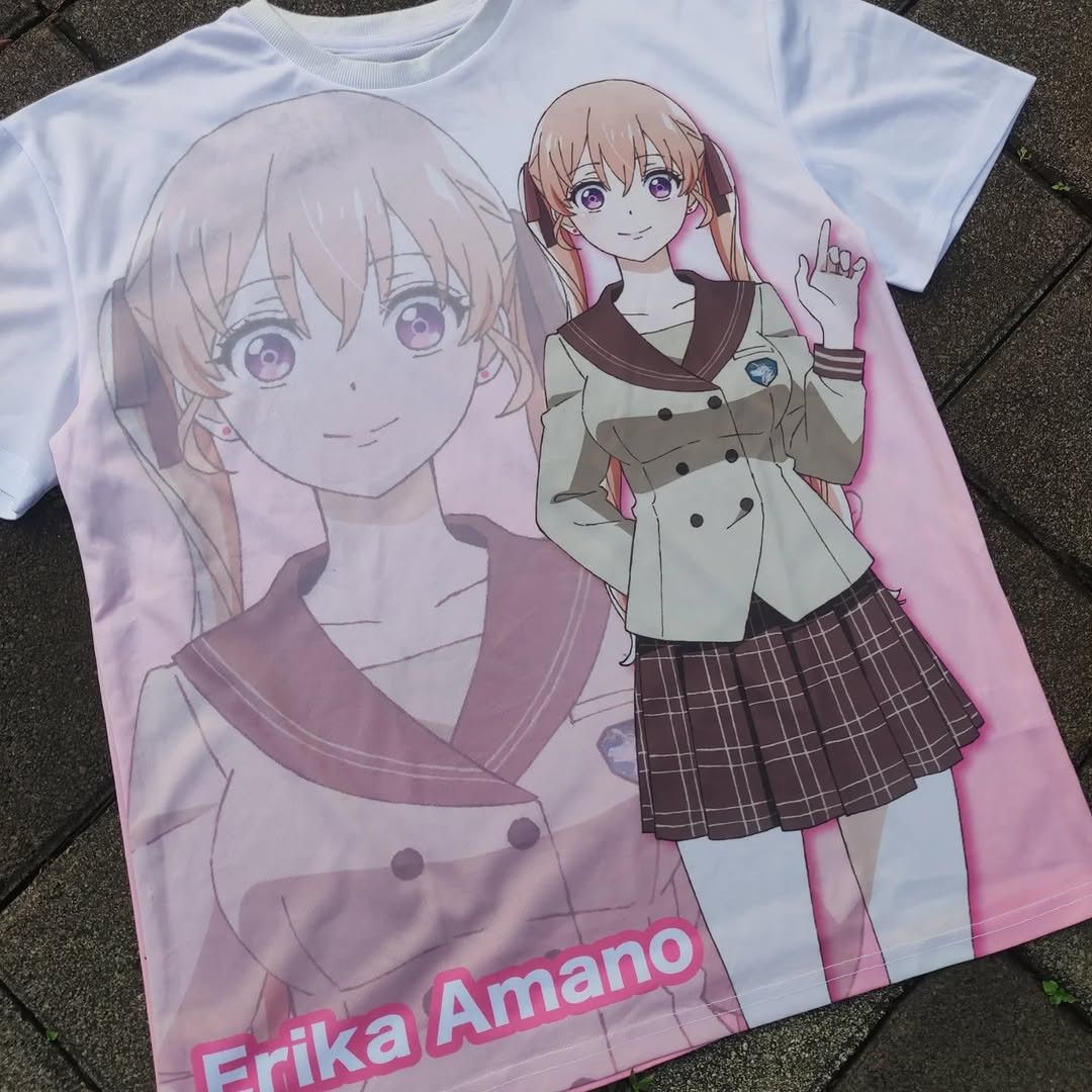 Anime Kakkou no Iinazuke Erika Amano Tee Size US L / EU 52-54 / 3 - 2 Thumbnail