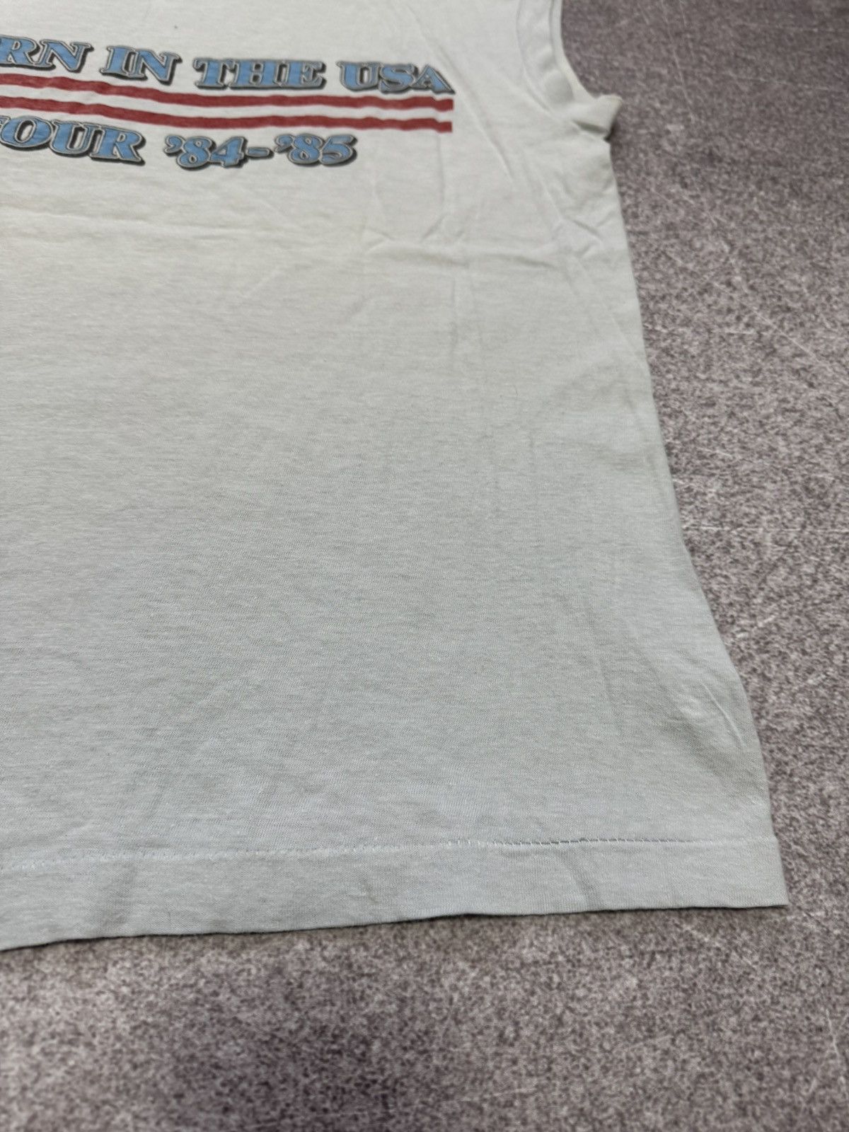 Band Tees Vintage 1984 Bruce Springsteen (Bob Dylan Rolling Stones) Size US M / EU 48-50 / 2 - 18 Thumbnail