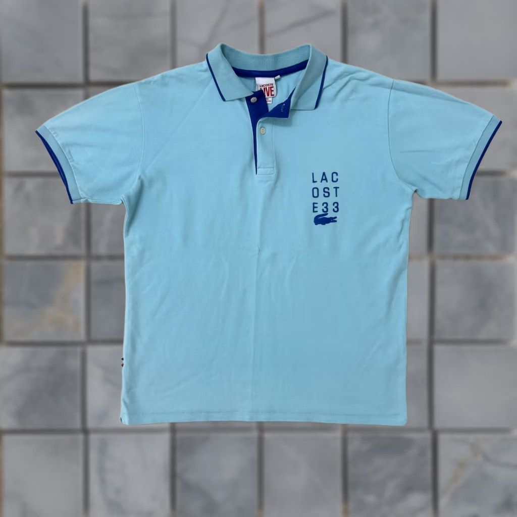 Lacoste Lacoste Live Polo Shirt Mens 2XL Blue Contrast Collar Logo Pique Cotton Shirt Slim Regular 100% Cotton Casual Mens Size US XXL / EU 58 / 5 - 1 Thumbnail