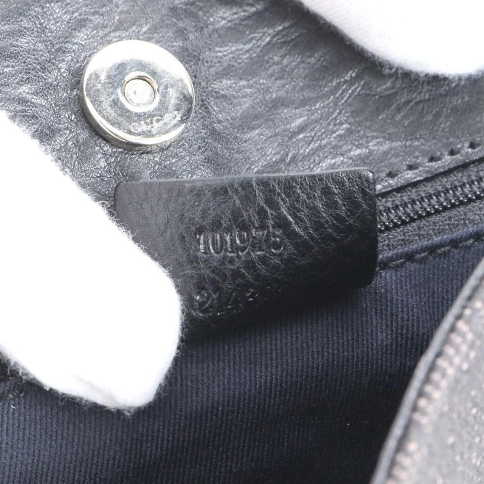 Gucci Gucci - Black Monogram Shoulder Bag Size ONE SIZE - 9 Thumbnail