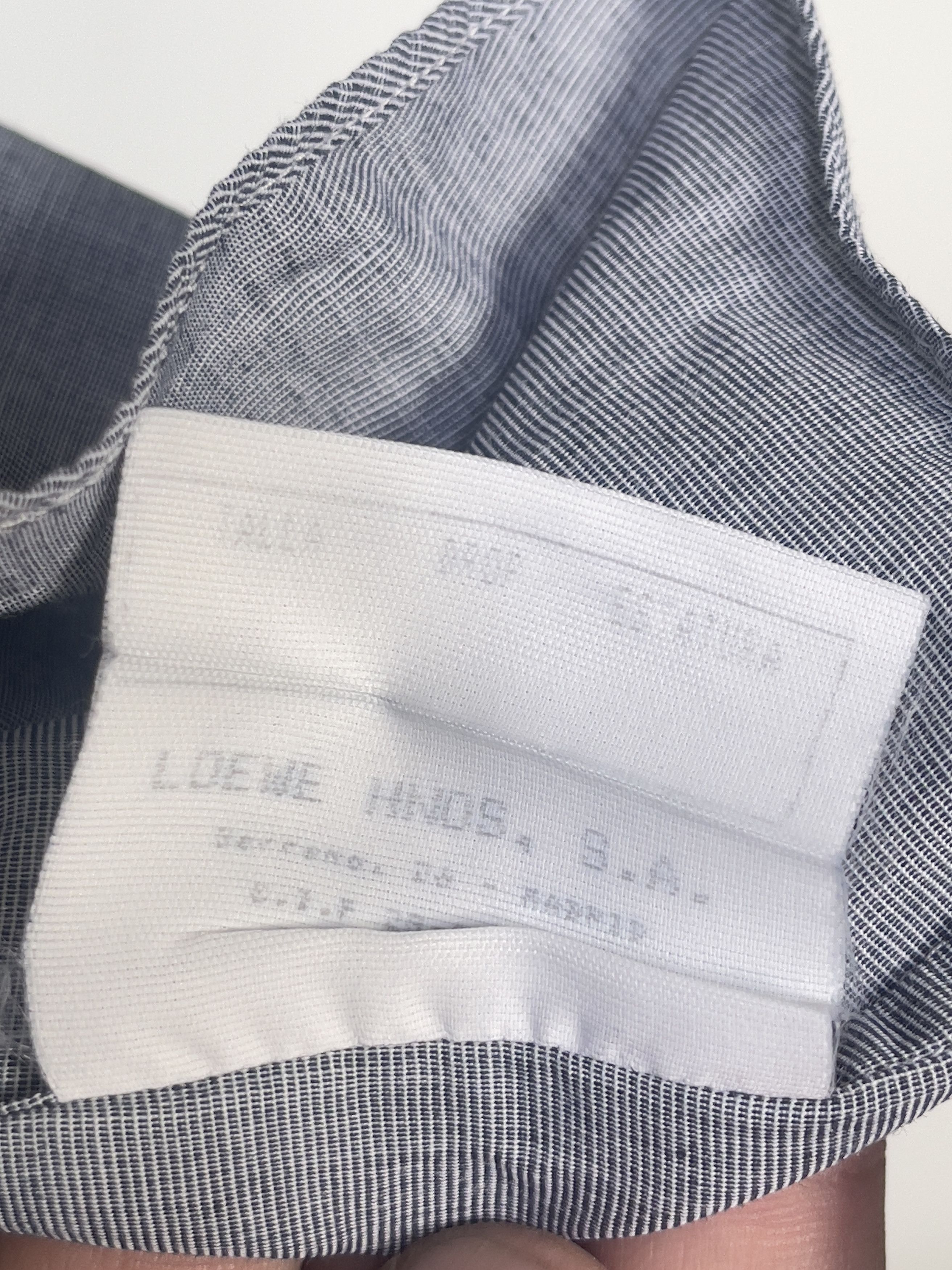 Loewe shirt Loewe grey size L cotton luxury Size US L / EU 52-54 / 3 - 8 Thumbnail