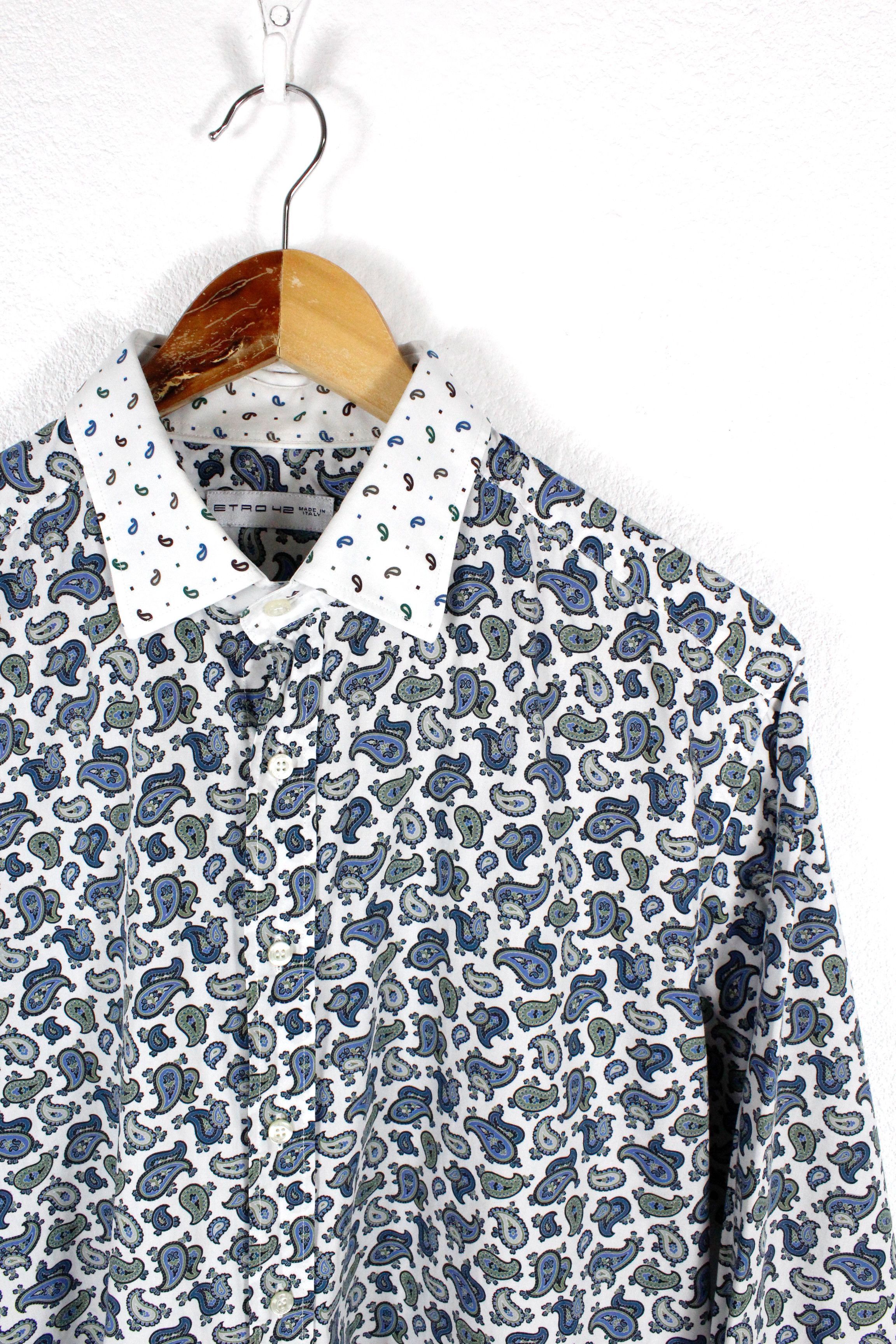 Etro Etro Paisley Pattern Printed Shirt 42 size NZ Size US L / EU 52-54 / 3 - 2 Thumbnail