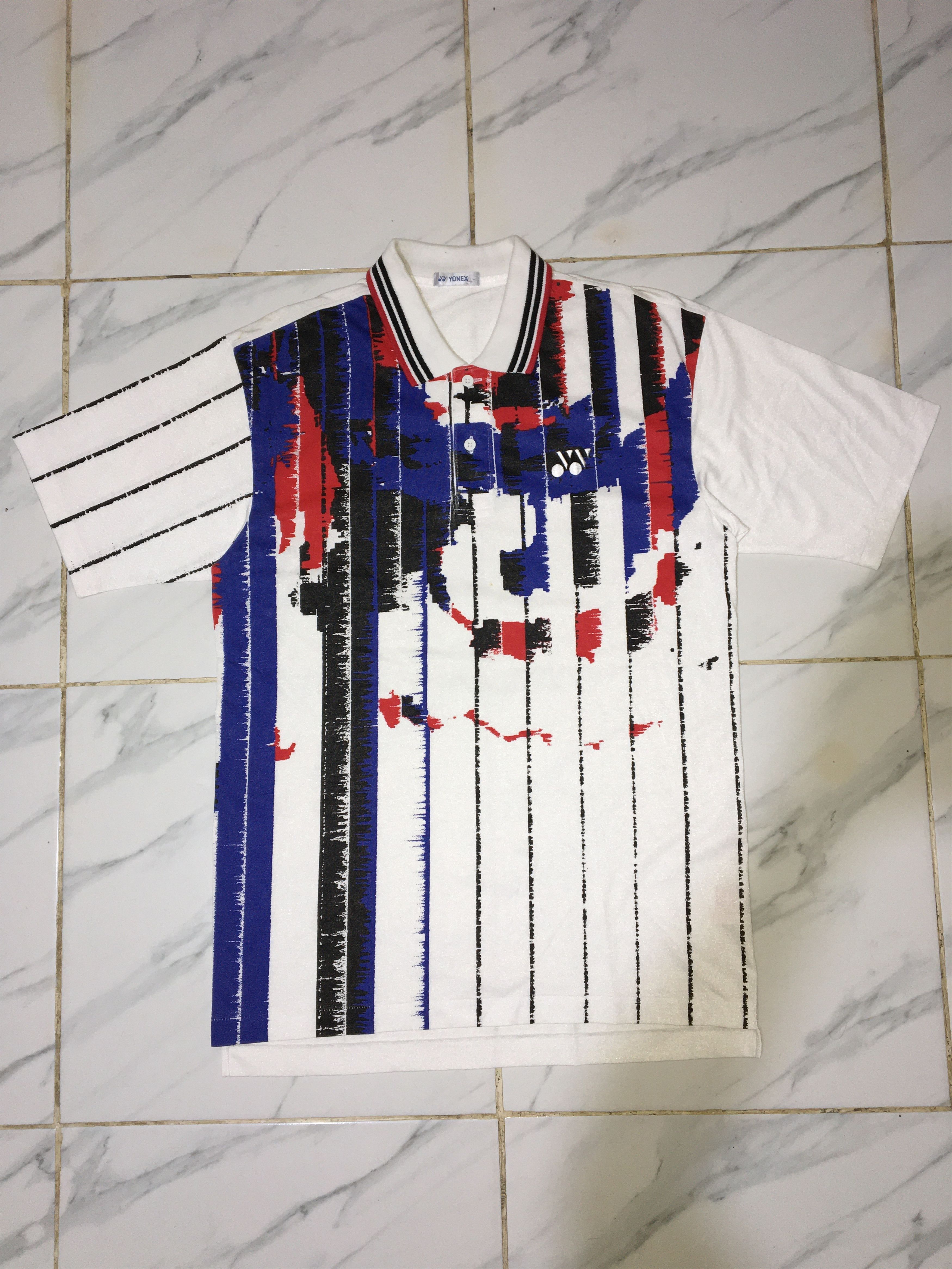 Vintage Vintage Polo Shirt Yonex Size US L / EU 52-54 / 3 - 1 Thumbnail