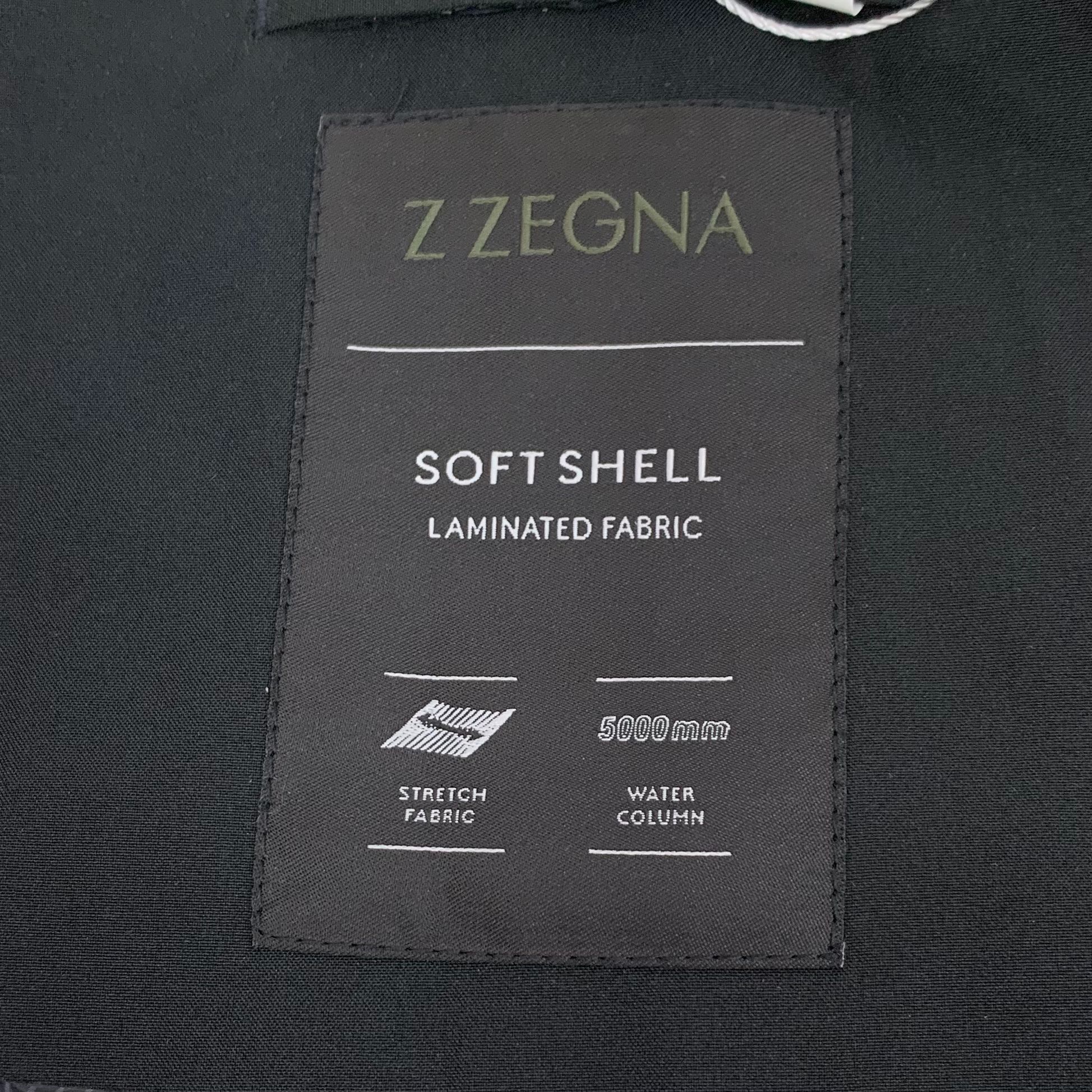 Z Zegna Z Zegna Two-Tone Soft Shell Laminated Fabric XL Jacket With Size US XL / EU 56 / 4 - 3 Thumbnail