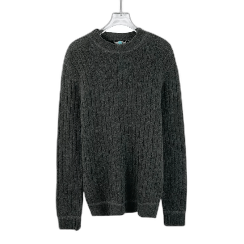 Moncler Moncler Gray Wool Knitted Sweater XL Size US XL / EU 56 / 4 - 1 Thumbnail