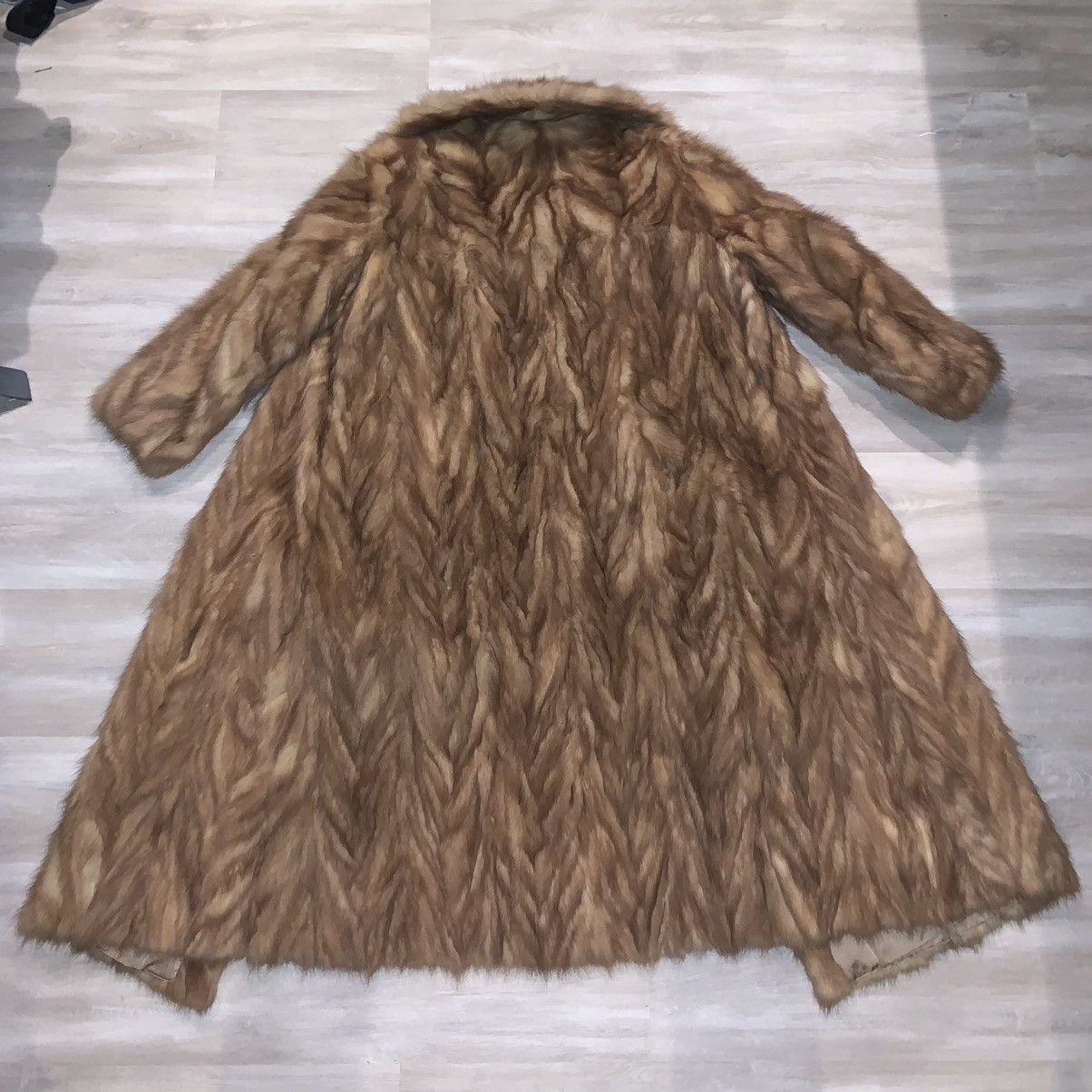 Moncler × Vintage Vintage Fire Gold Fox Fur Coat Size US L / EU 52-54 / 3 - 3 Thumbnail