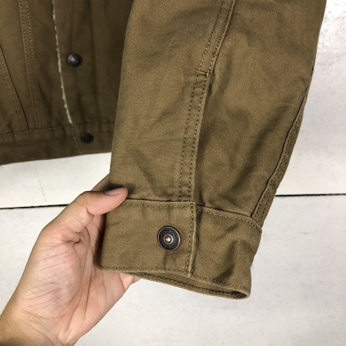 Levi's 🔥VINTAGE BIKER JACKET SHERPA LINING LEVI’S MULTI POCKETS Size US M / EU 48-50 / 2 - 15 Thumbnail