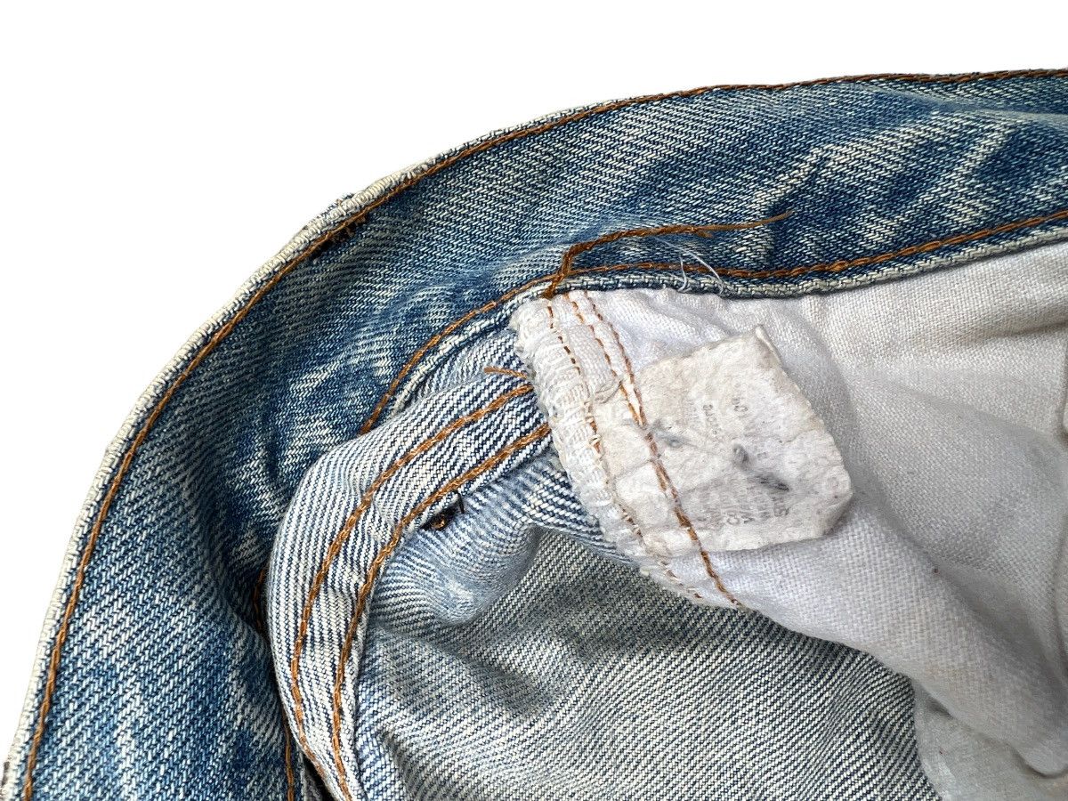 Levi's Vintage Clothing Vintage 80s Levi’s 501 Selvedge Distressed Denim Jeans 32x31 Size US 32 / EU 48 - 16 Thumbnail