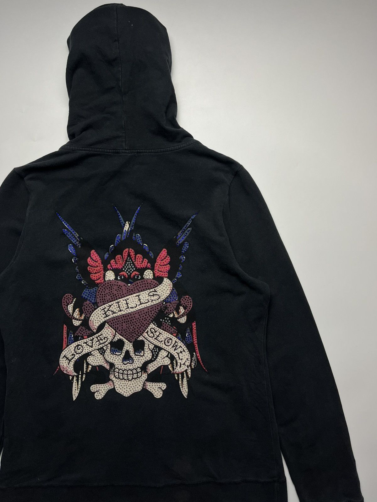 Ed Hardy Ed Hardy by Christian Audigier Zip-Up Hoodie Size L / US 10 / IT 46 - 10 Thumbnail