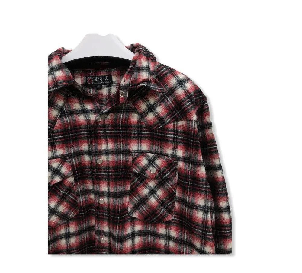 Japanese Brand Japanese Brand Flannel Shirt 👕 Size US M / EU 48-50 / 2 - 2 Thumbnail