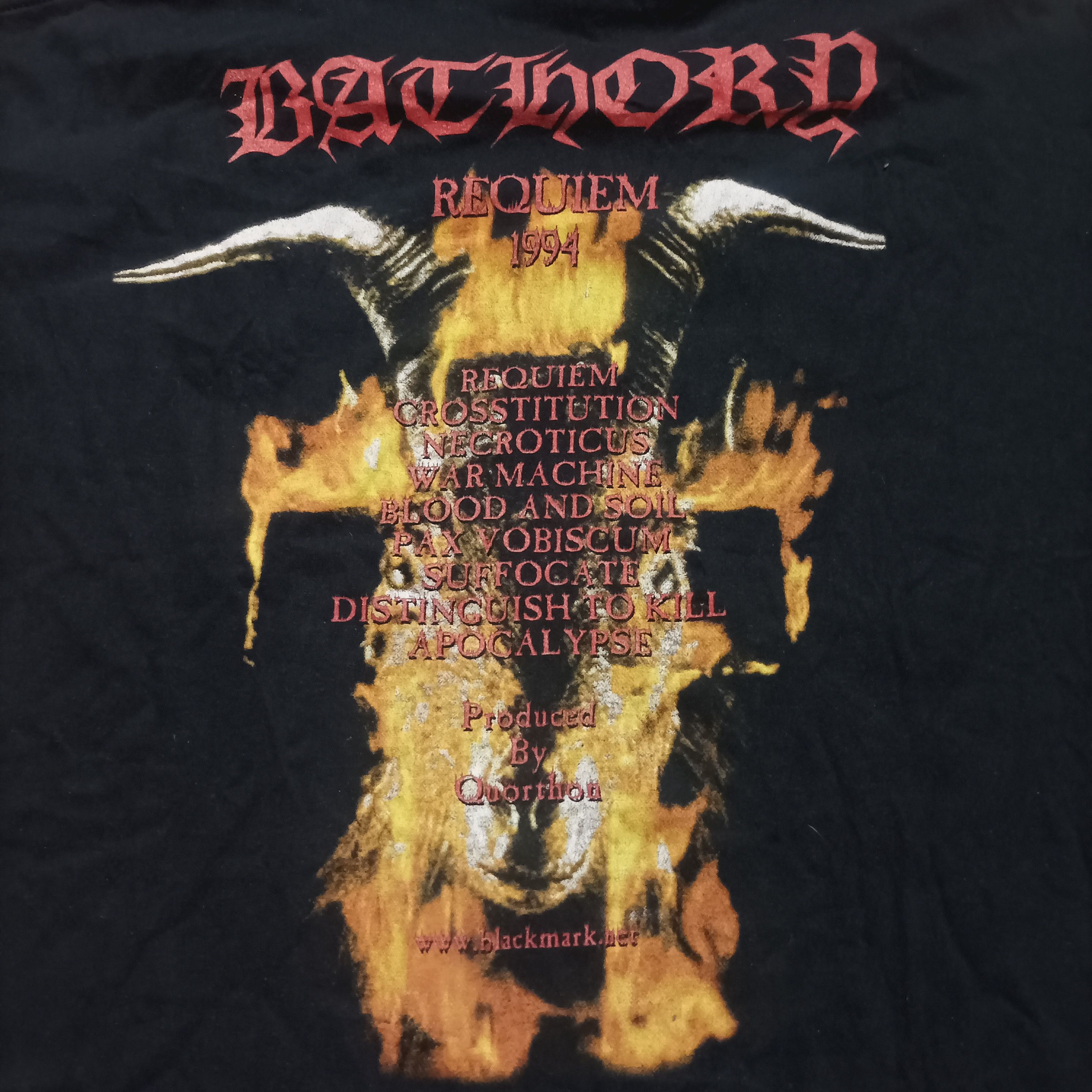 Vintage Bathory requiem tee blackmetal Size US L / EU 52-54 / 3 - 2 Thumbnail