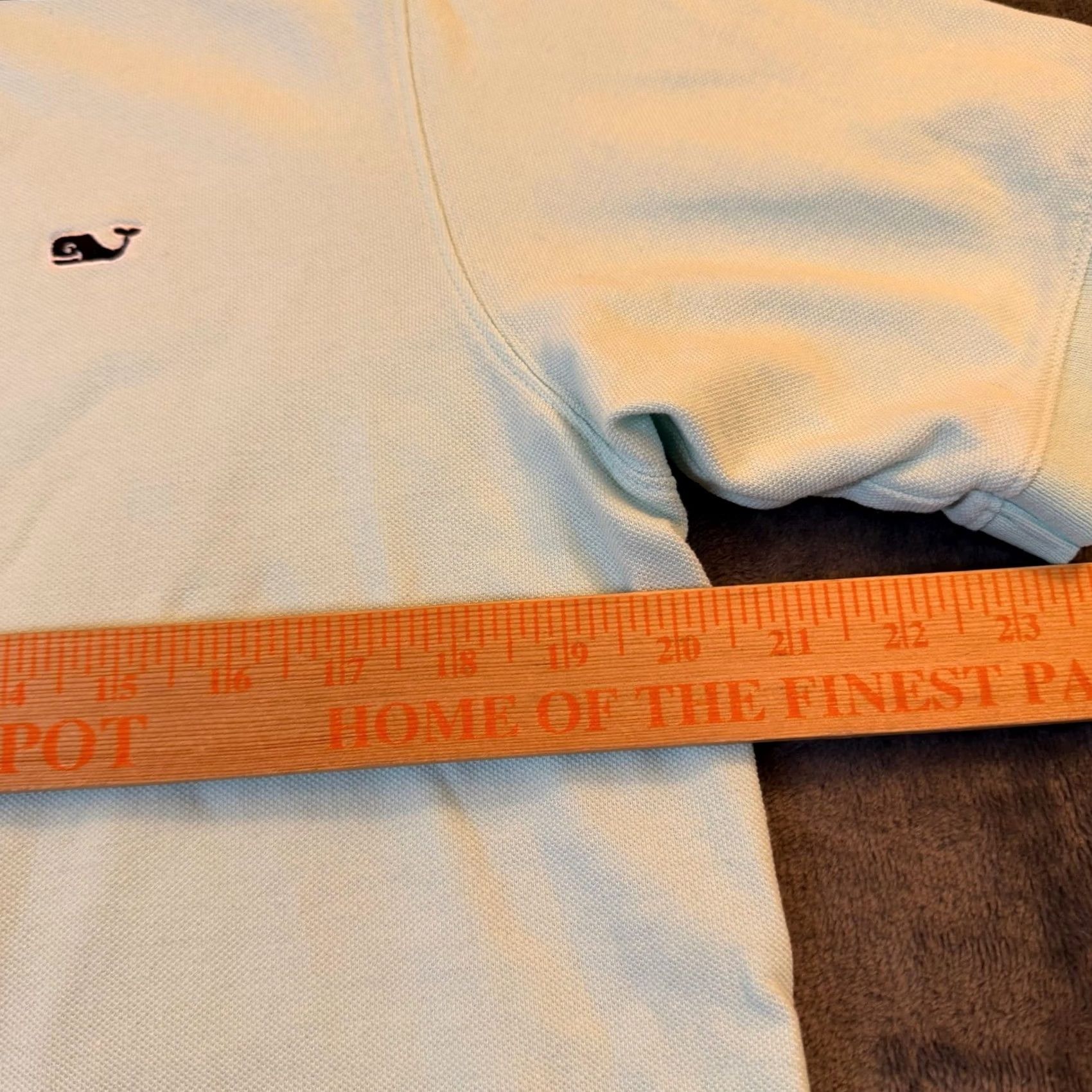 Vineyard Vines Vineyard Vines Polo Shirt Whale Logo Short Sleeve Mens M Blue 100% Cotton Knit Regular Button Embroidered Logo Casual Golf Tennis Walking Size US M / EU 48-50 / 2 - 6 Thumbnail