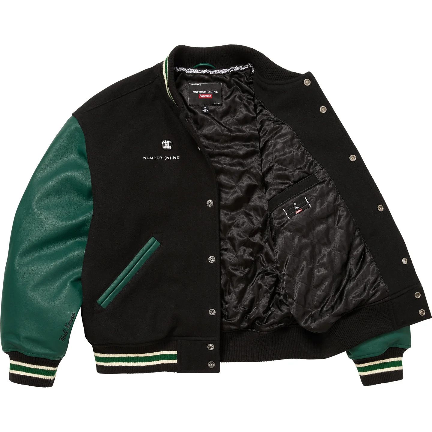 Number (N)ine Supreme Number (N)ine Mickey Mouse Varsity Jacket Size US XL / EU 56 / 4 - 2 Thumbnail